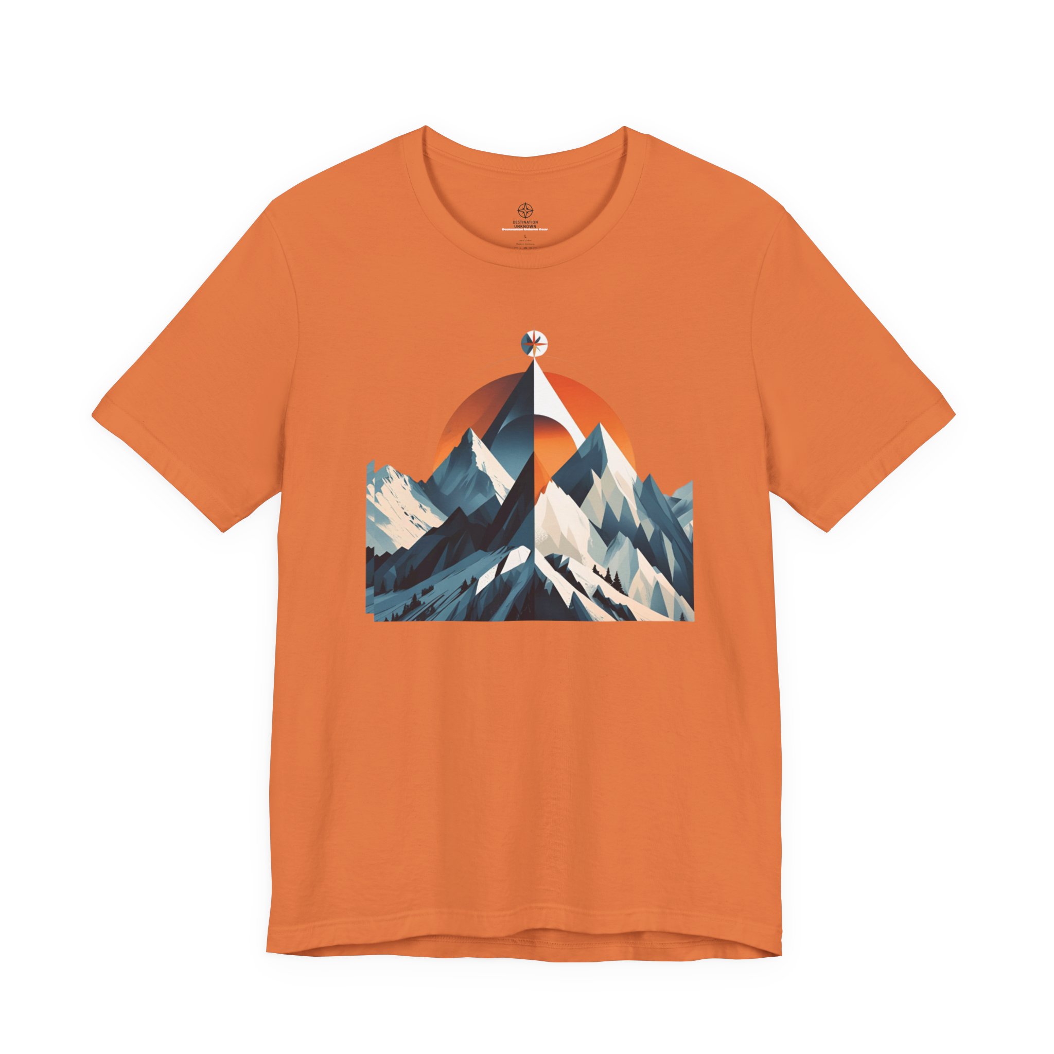 Mountain Compass Graphic Tee - Destination Unknown Tee - Image 35