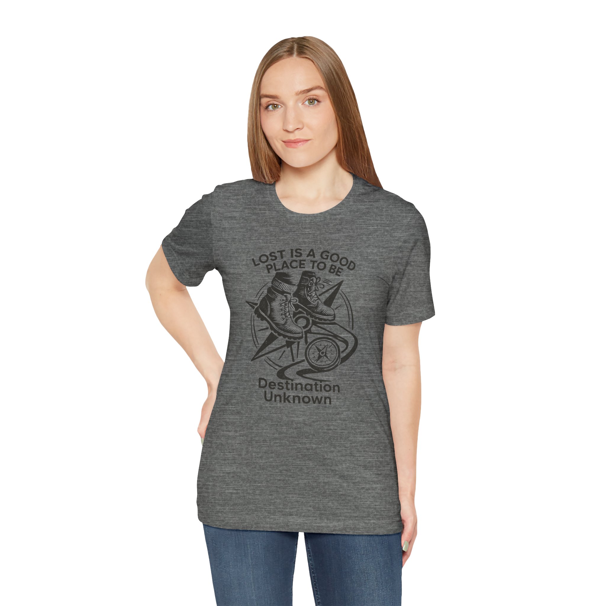 Adventure Inspired Tee - Lost Is a Good Place to Be - Destination Unknown - Image 83
