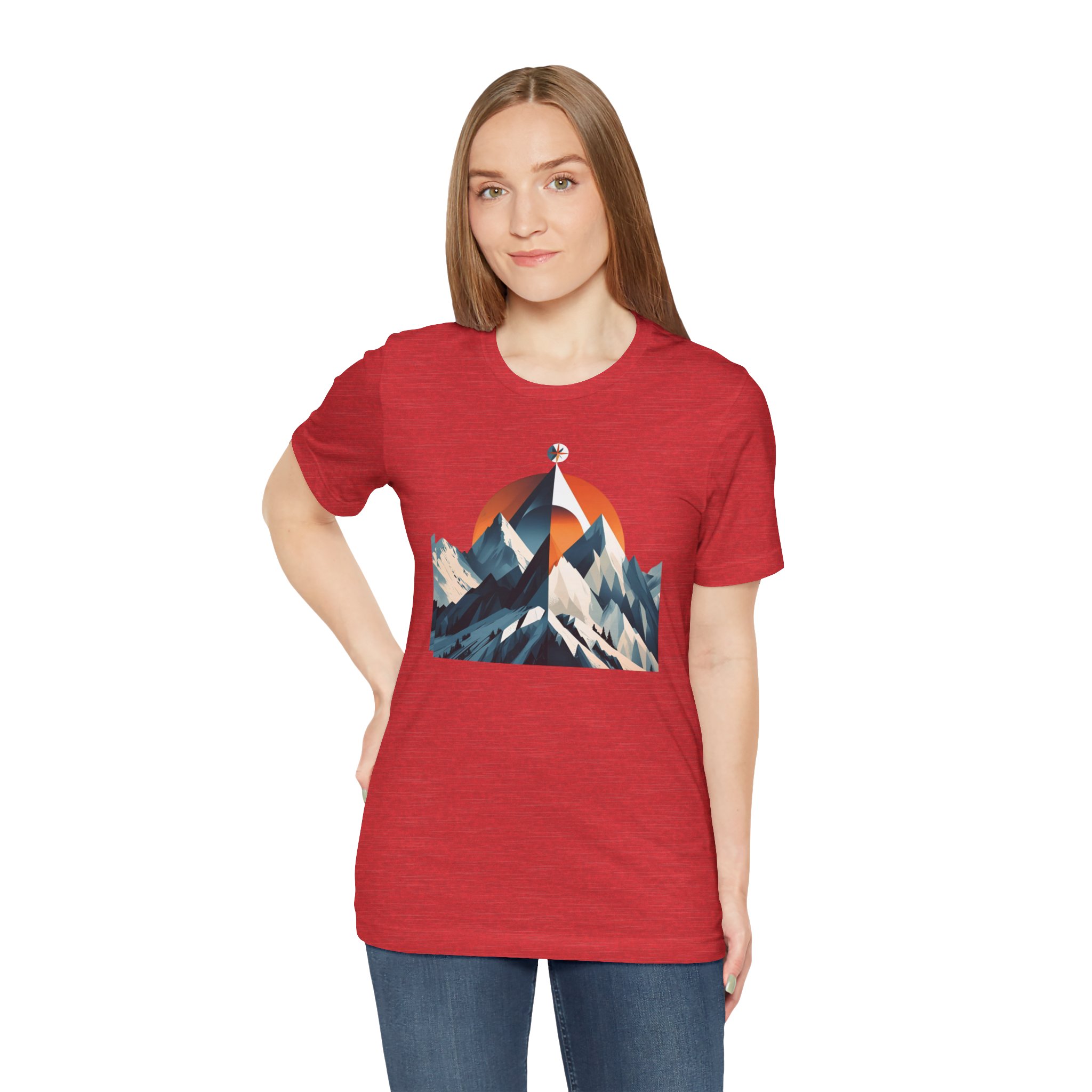 Mountain Compass Graphic Tee - Destination Unknown Tee - Image 94