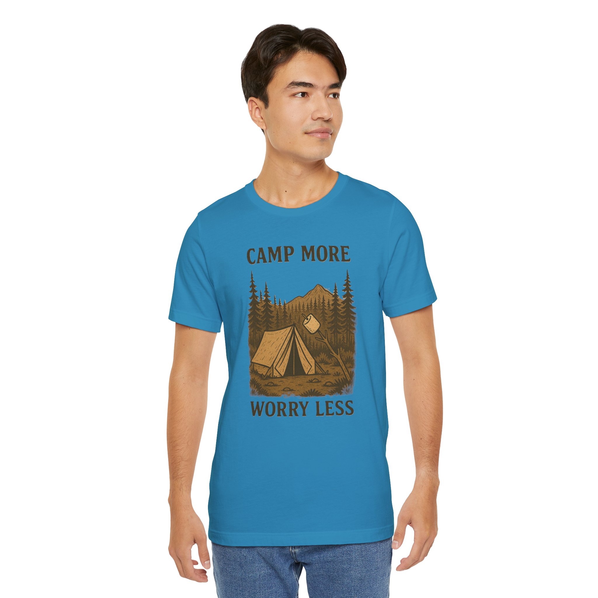 Adventure Inspired Tee - Camp More Worry Less - Destination Unknown - Image 63
