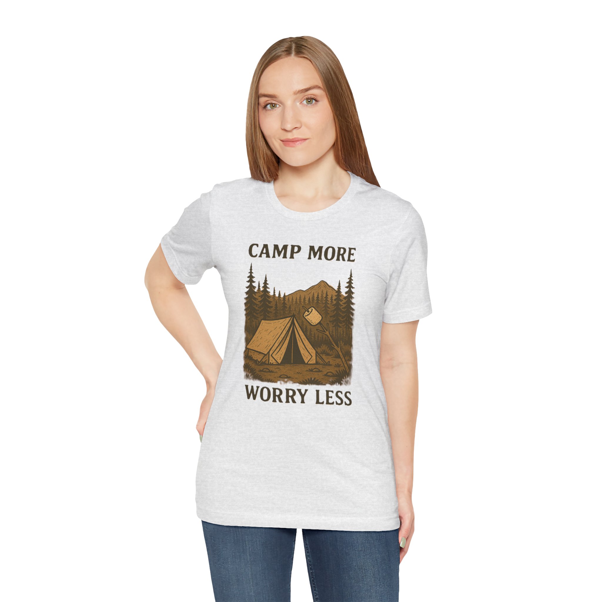 Adventure Inspired Tee - Camp More Worry Less - Destination Unknown - Image 22