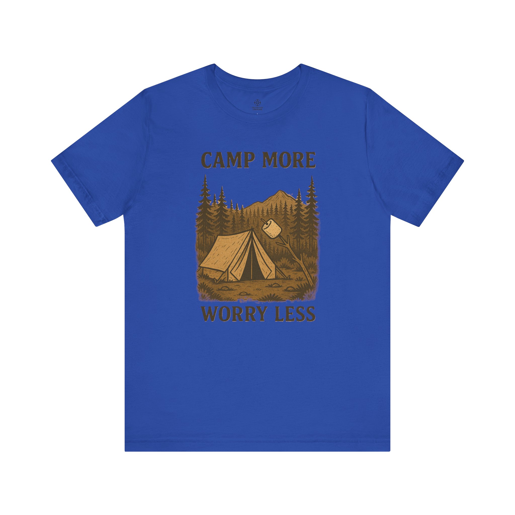 Adventure Inspired Tee - Camp More Worry Less - Destination Unknown - Image 73