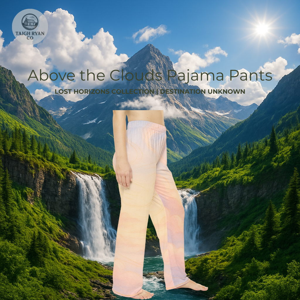Above the Clouds Pajama Pants - Lost Horizon Collection - Destination Unknown
