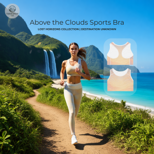 Above the Clouds Sports Bra - Lost Horizons Collection - Destination Unknown