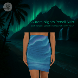 Aurora Nights Pencil Skirt - Lost Horizons Collection - Destination Unknown