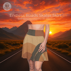 Endless Roads Skater Skirt - Lost Horizons Collection - Destination Unknown