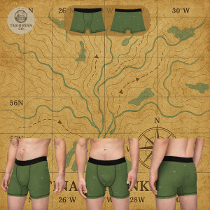 Topographic Adventure Map - Mens All-Over Print Boxers - Destination Unknown
