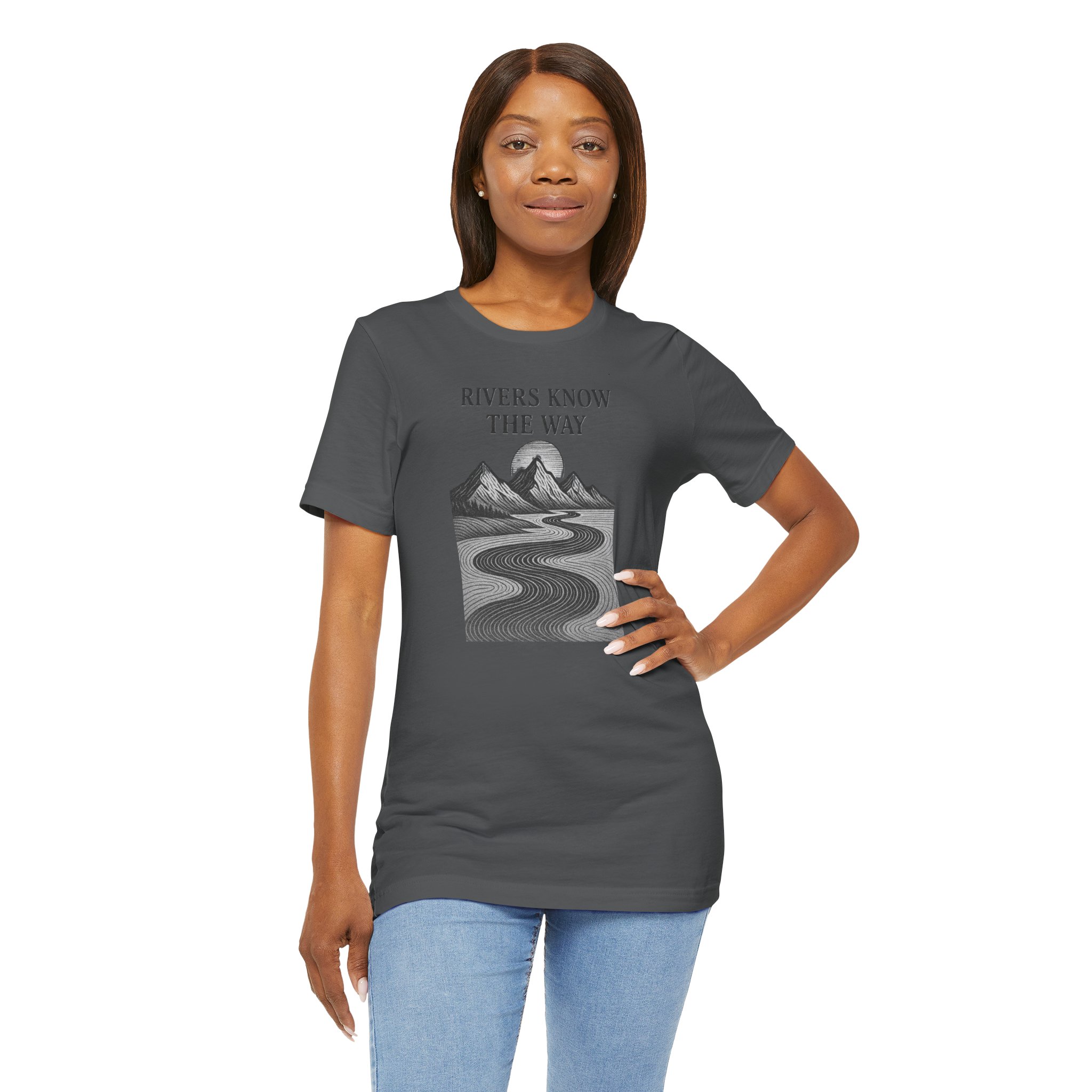 Adventure Inspired Tee - Rivers Know the Way - Destination Unknown - Image 79