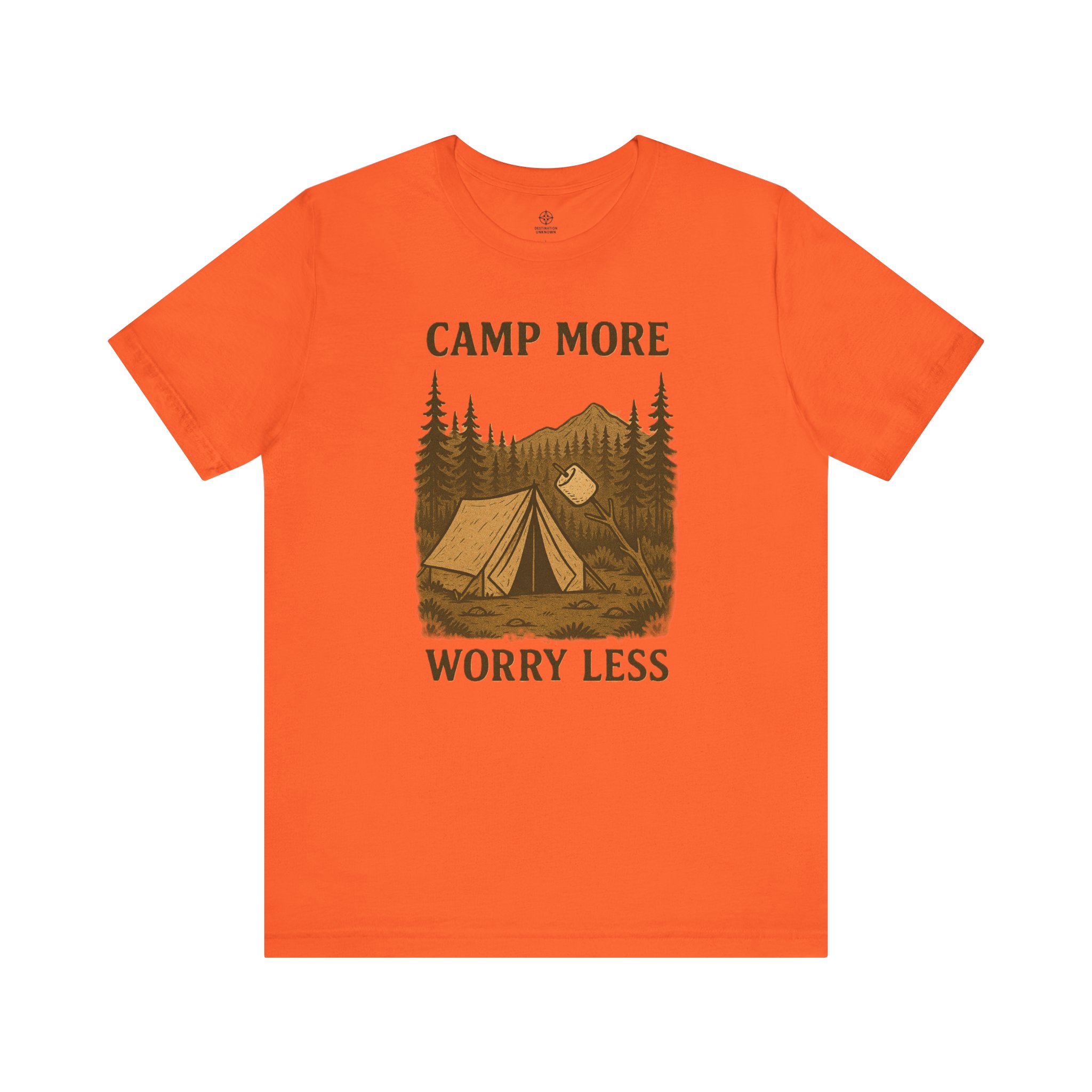 Adventure Inspired Tee - Camp More Worry Less - Destination Unknown - Image 25