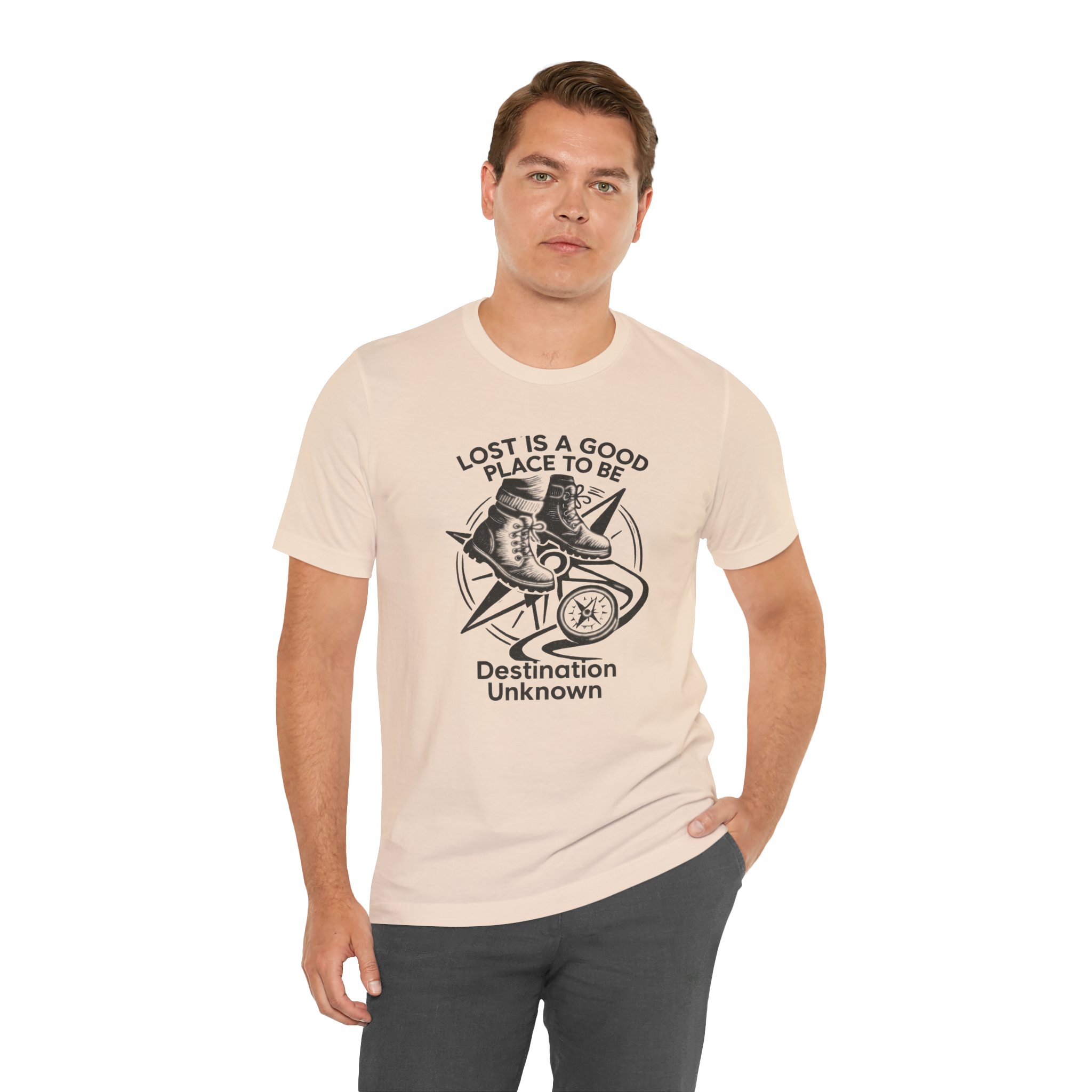 Adventure Inspired Tee - Lost Is a Good Place to Be - Destination Unknown - Image 91