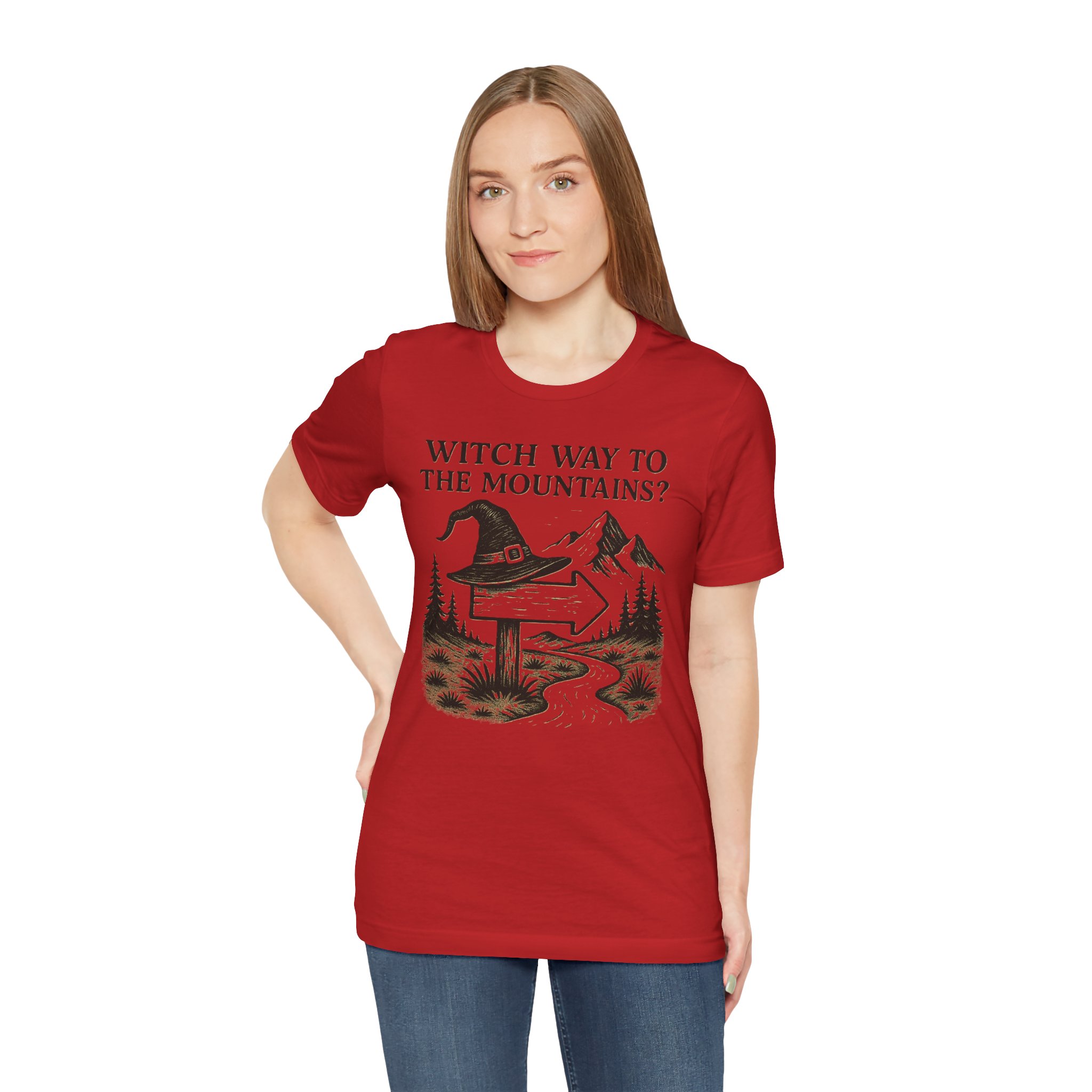Halloween Graphic Tee Adventure - Witch Way to the Mountains - Destination Unknown - Image 87