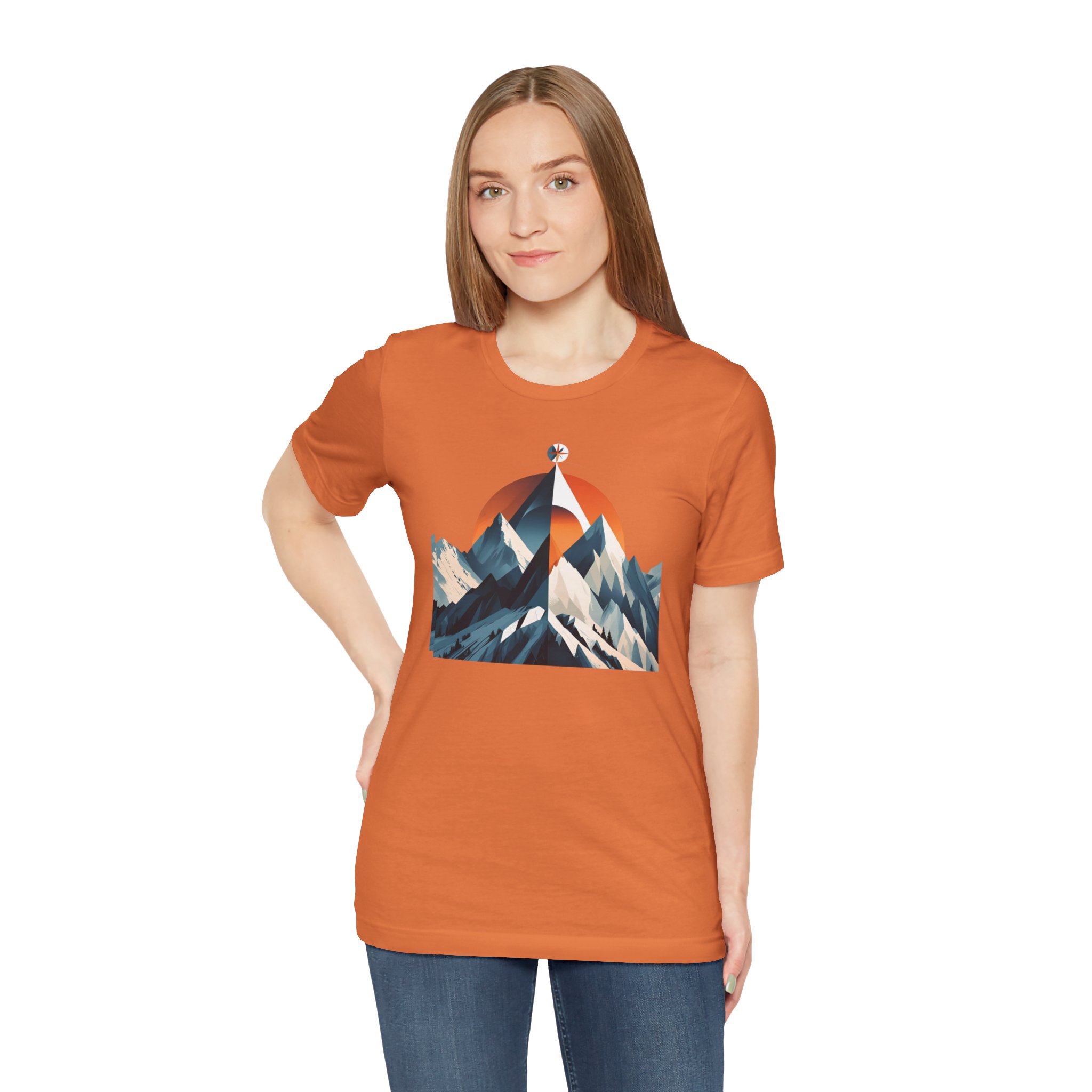 Mountain Compass Graphic Tee - Destination Unknown Tee - Image 38