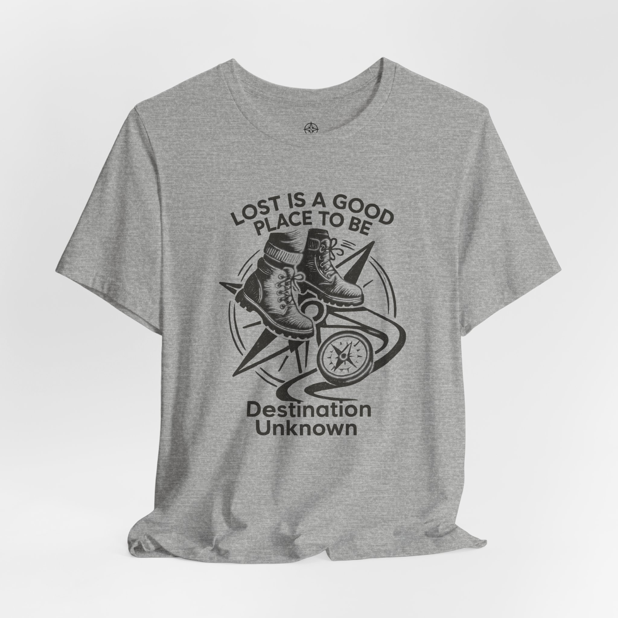 Adventure Inspired Tee - Lost Is a Good Place to Be - Destination Unknown - Image 96