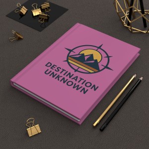 Destination Unkown Adventure Journal - Pink