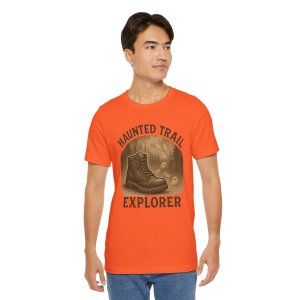Halloween Graphic Tee Adventure - Haunted Trail Explorer - Destination Unknown