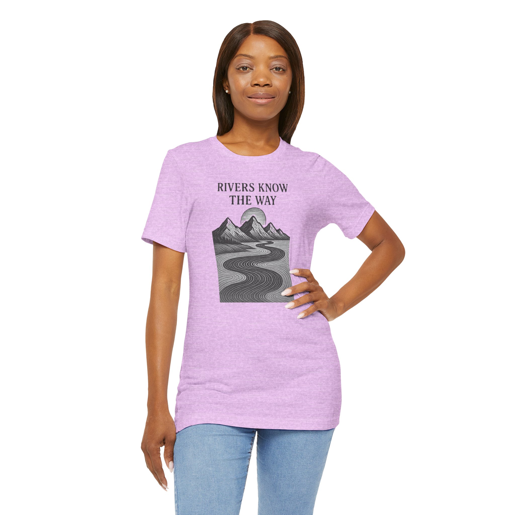 Adventure Inspired Tee - Rivers Know the Way - Destination Unknown - Image 87