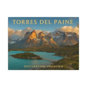 Granite Guardians -Torres del Paine Canvas Art - Wanderlust Landscapes Series