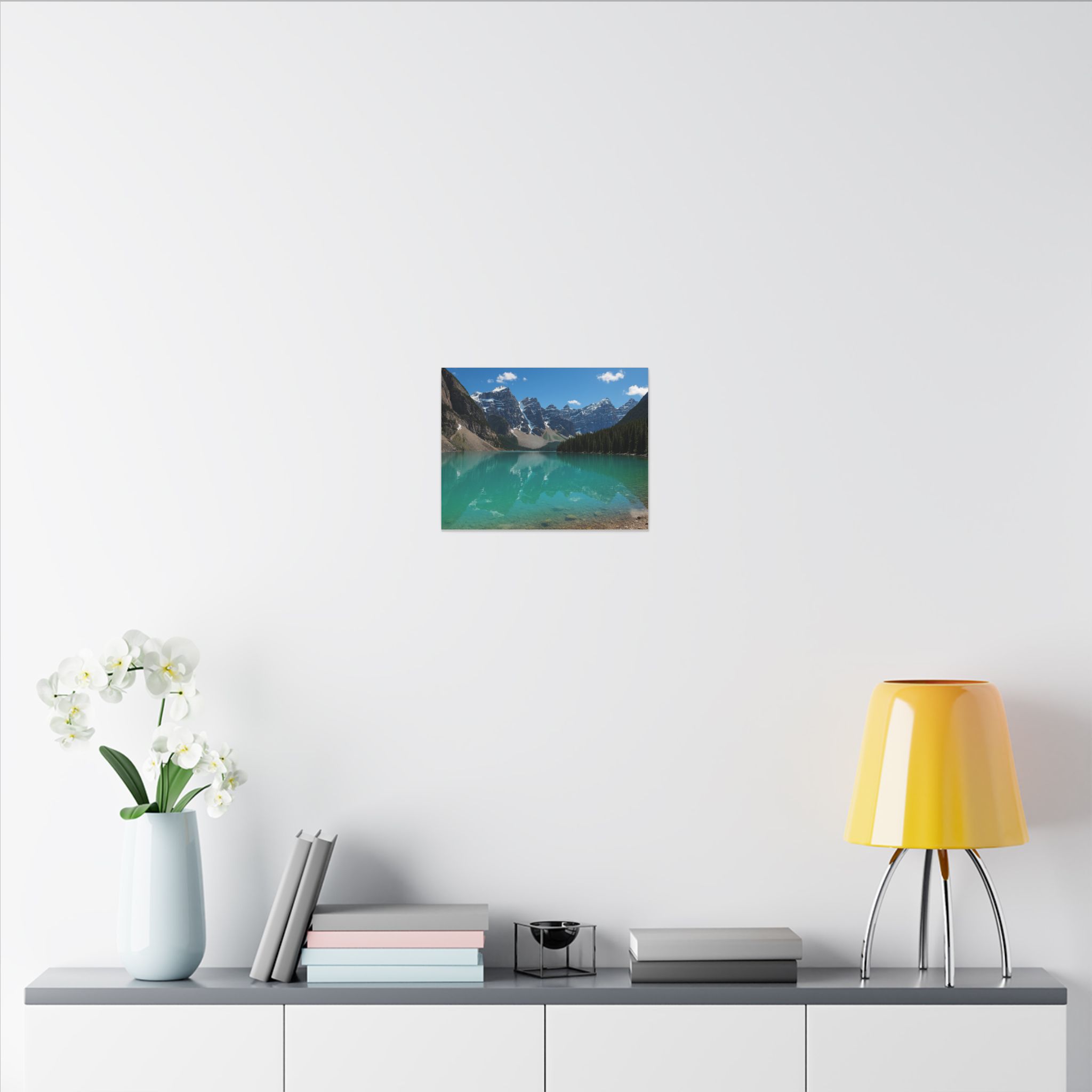 Color Landscape Canvas Print - Rocky Mountain National Park Mountain Lake - Image 8
