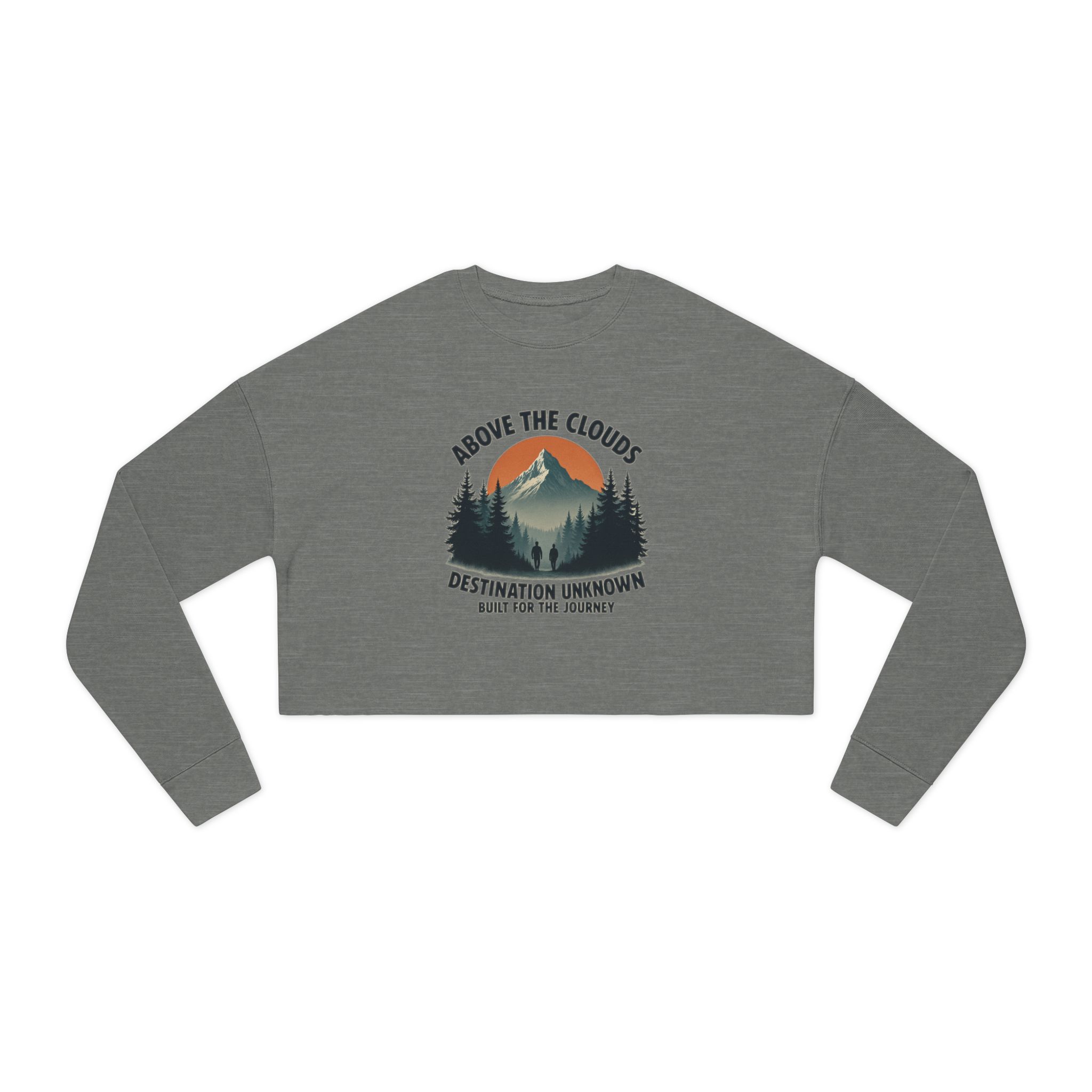 Above the Clouds Cropped Sweatshirt - Lost Horizons Collection - Destination Unknown - Image 6