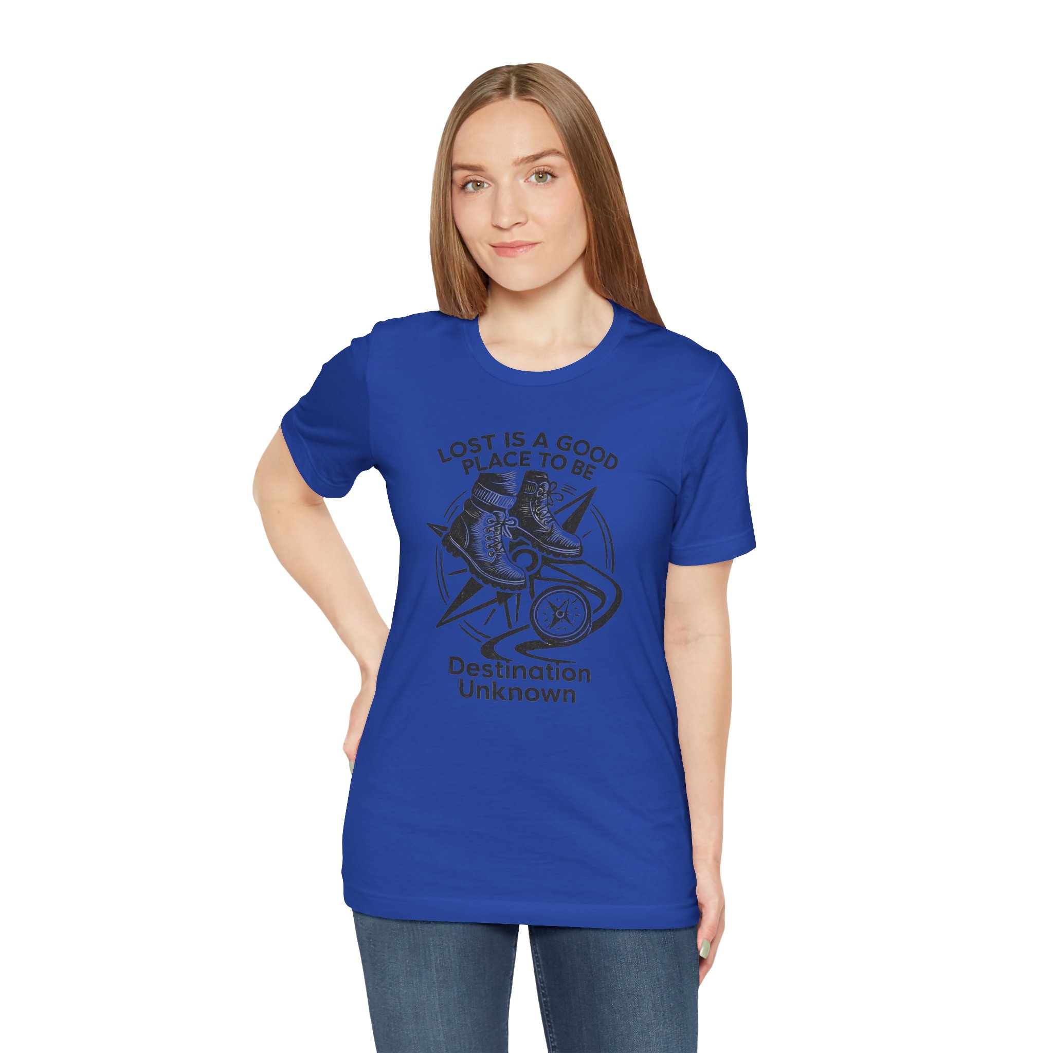 Adventure Inspired Tee - Lost Is a Good Place to Be - Destination Unknown - Image 34