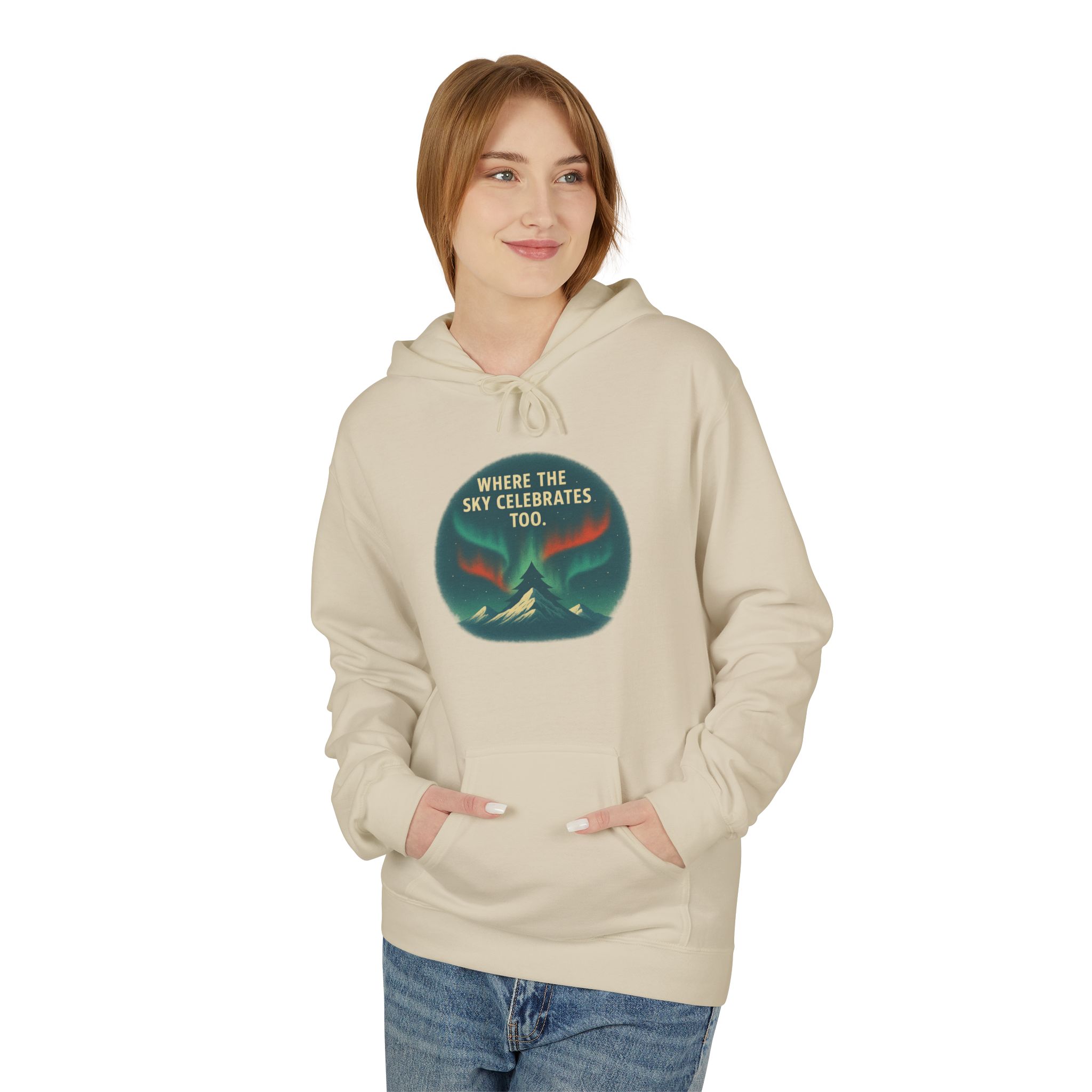 Aurora Nights Hoodie - Christmas Sky Collection - Image 11