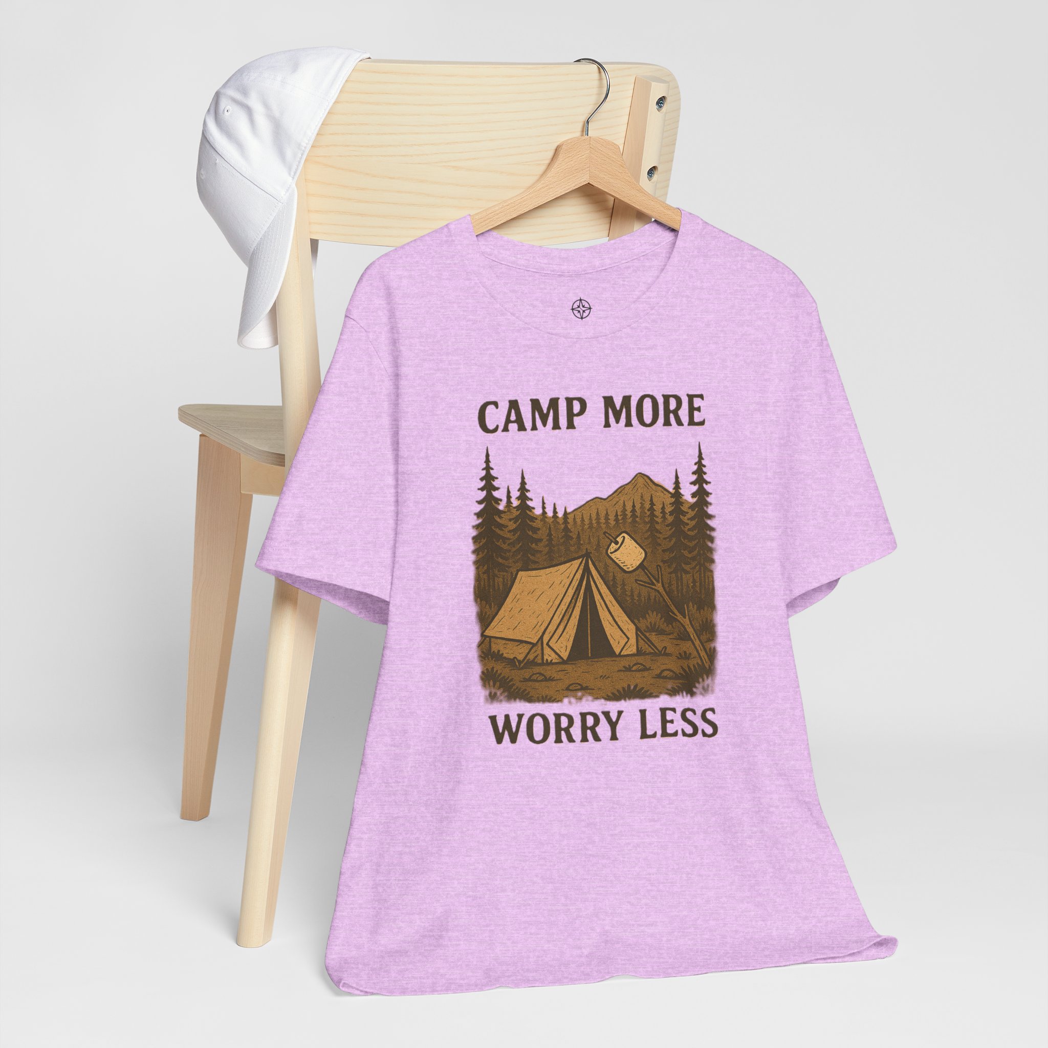Adventure Inspired Tee - Camp More Worry Less - Destination Unknown - Image 93