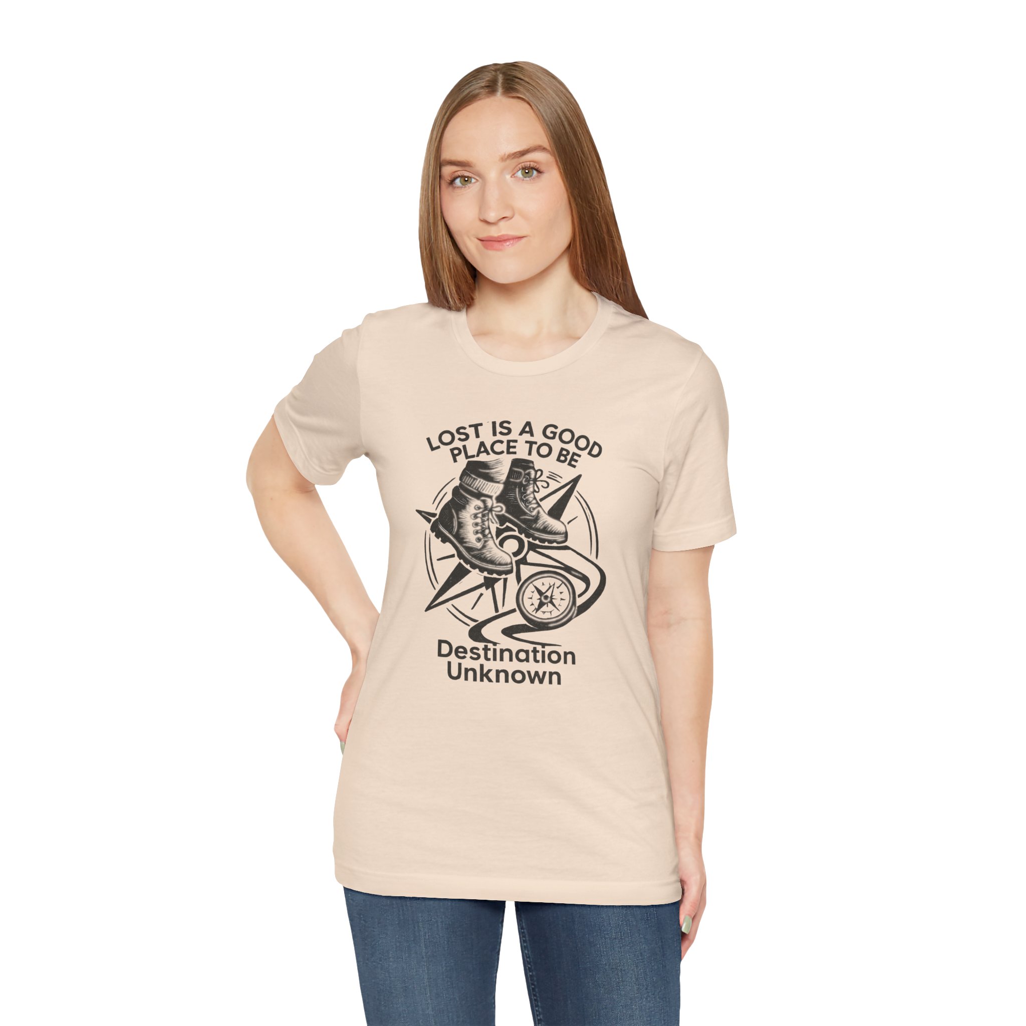 Adventure Inspired Tee - Lost Is a Good Place to Be - Destination Unknown - Image 90
