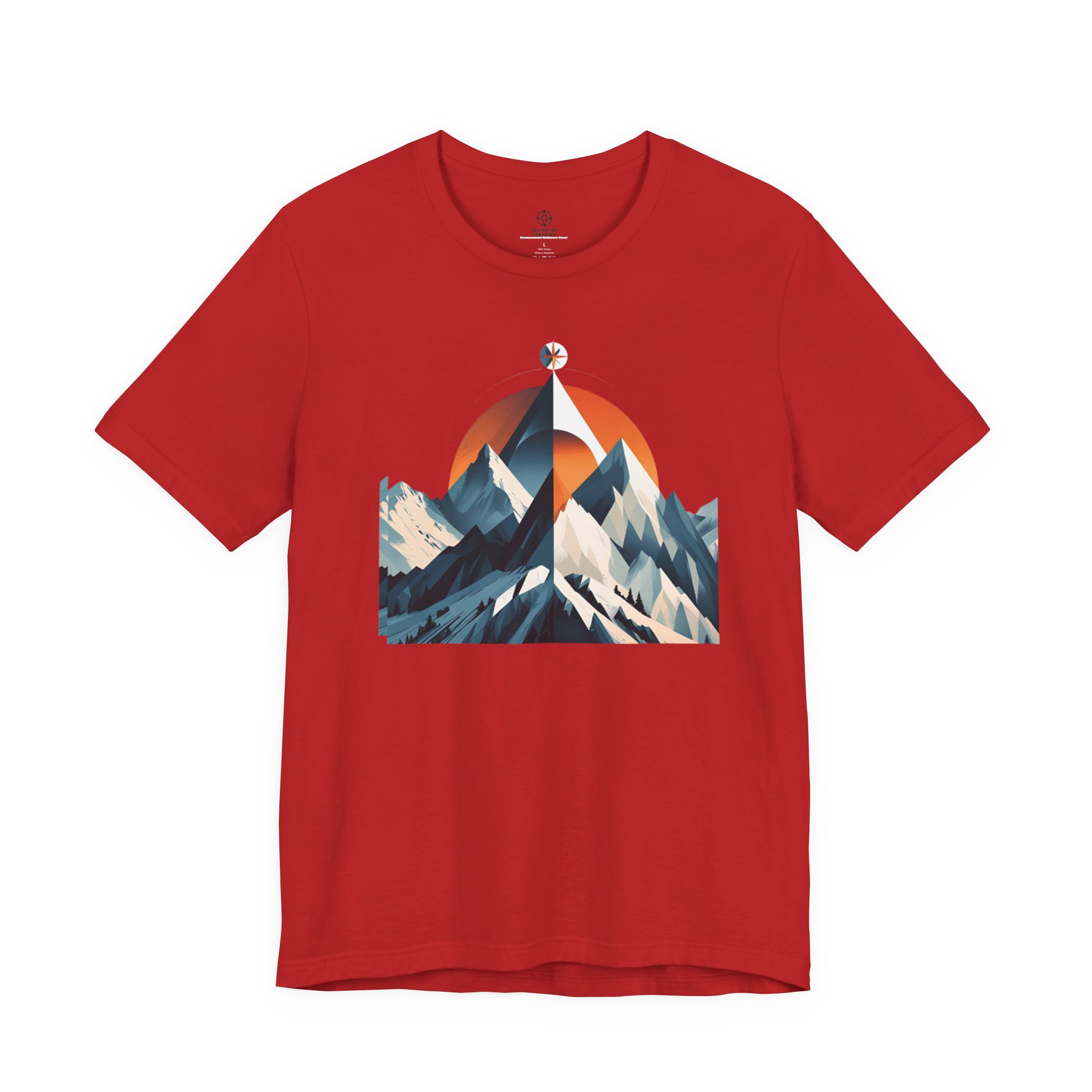 Mountain Compass Graphic Tee - Destination Unknown Tee - Image 99