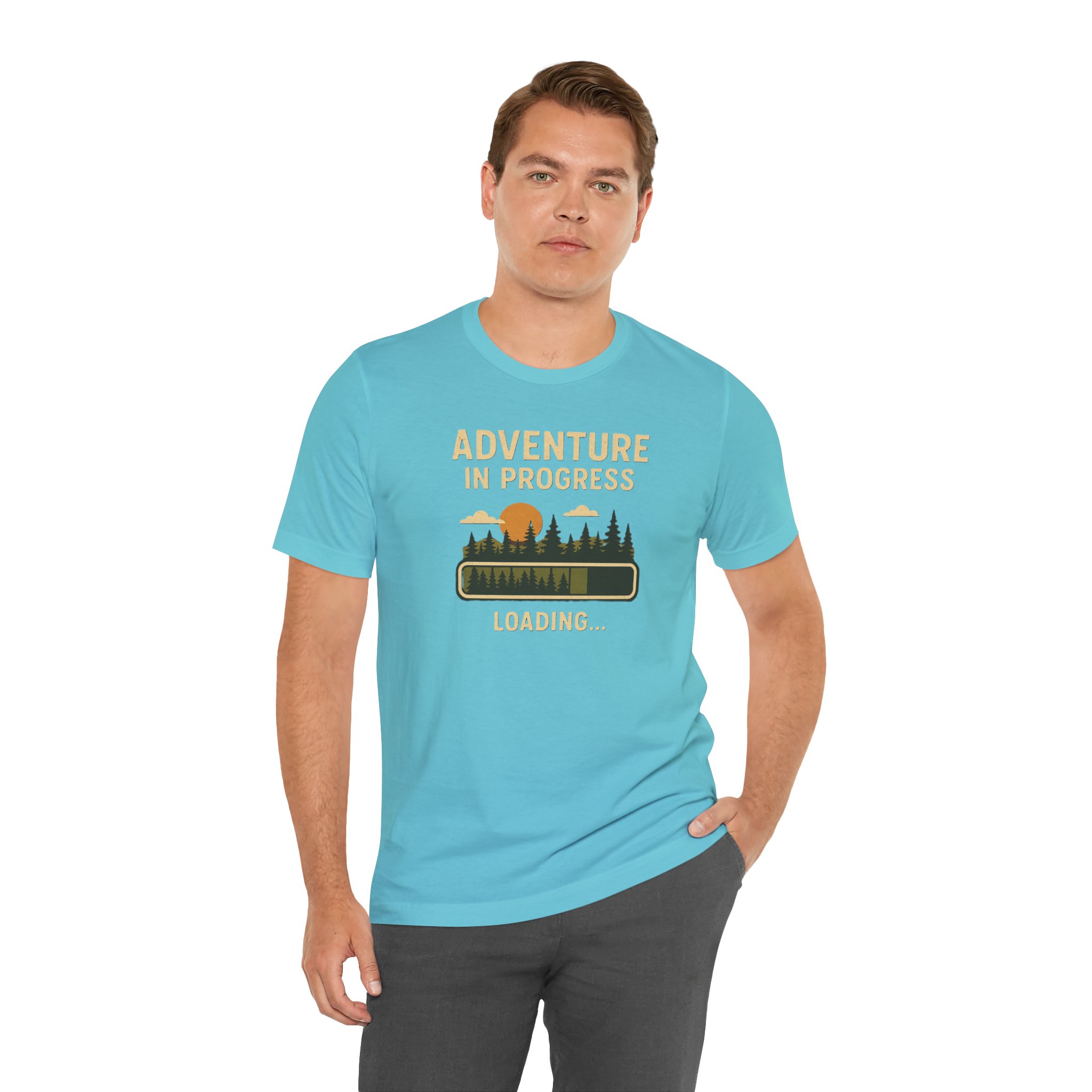 Adventure Inspired Tee - Adventure in Progress - Destination Unknown - Image 56