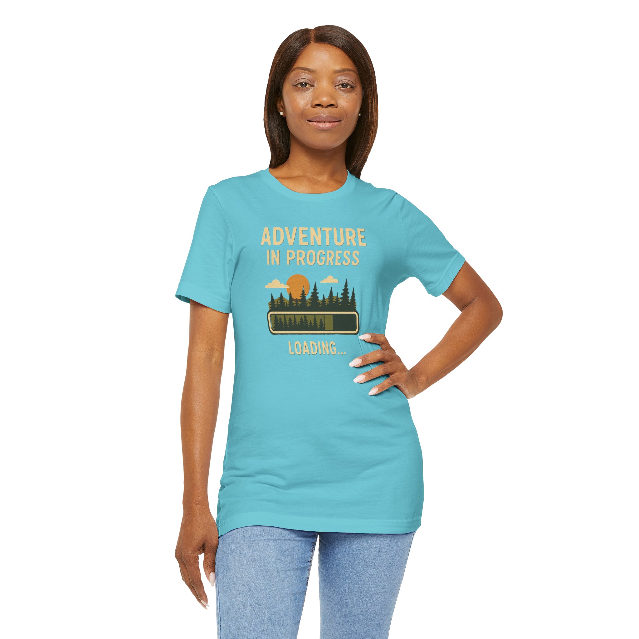 Adventure Inspired Tee - Adventure in Progress - Destination Unknown - Image 57