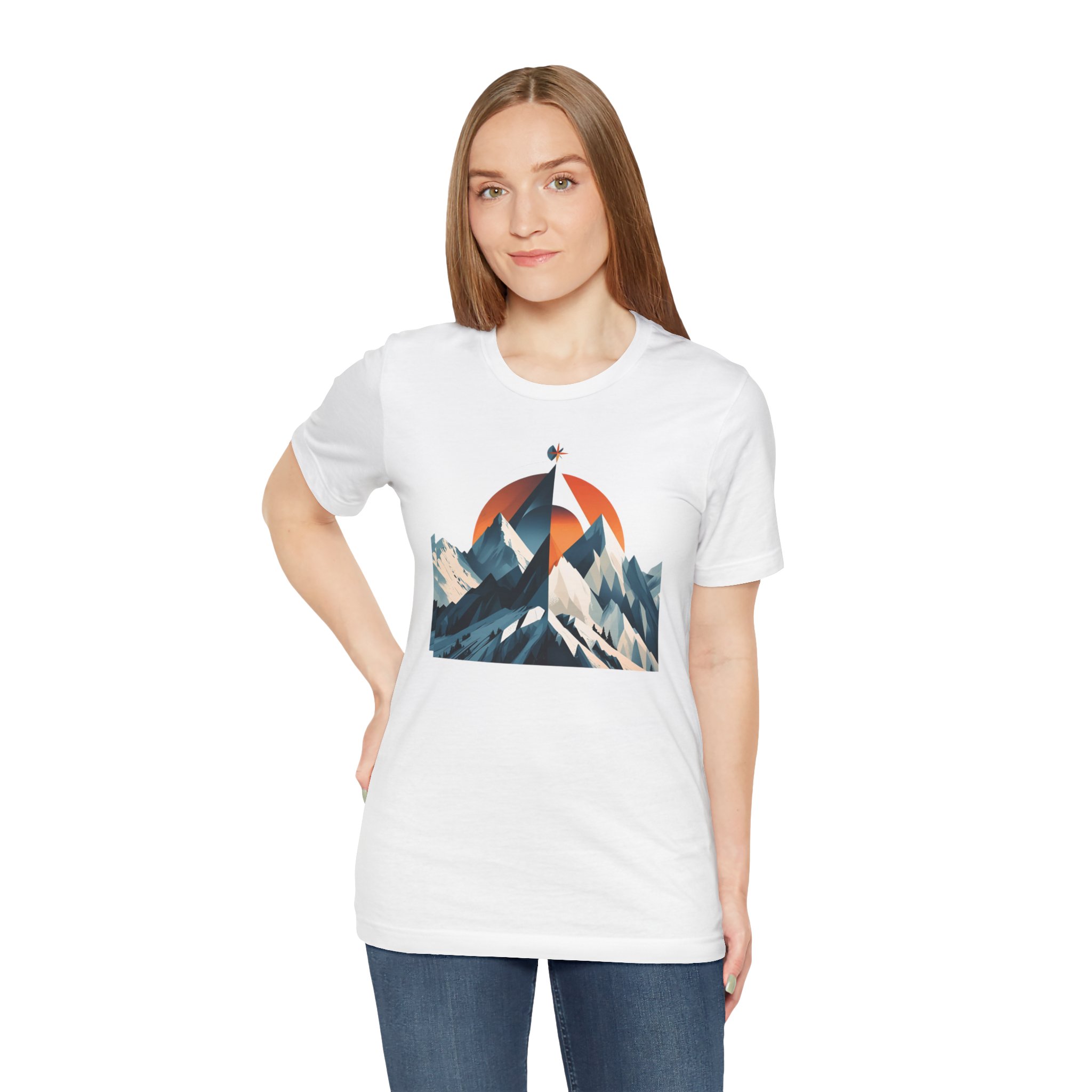 Mountain Compass Graphic Tee - Destination Unknown Tee - Image 14