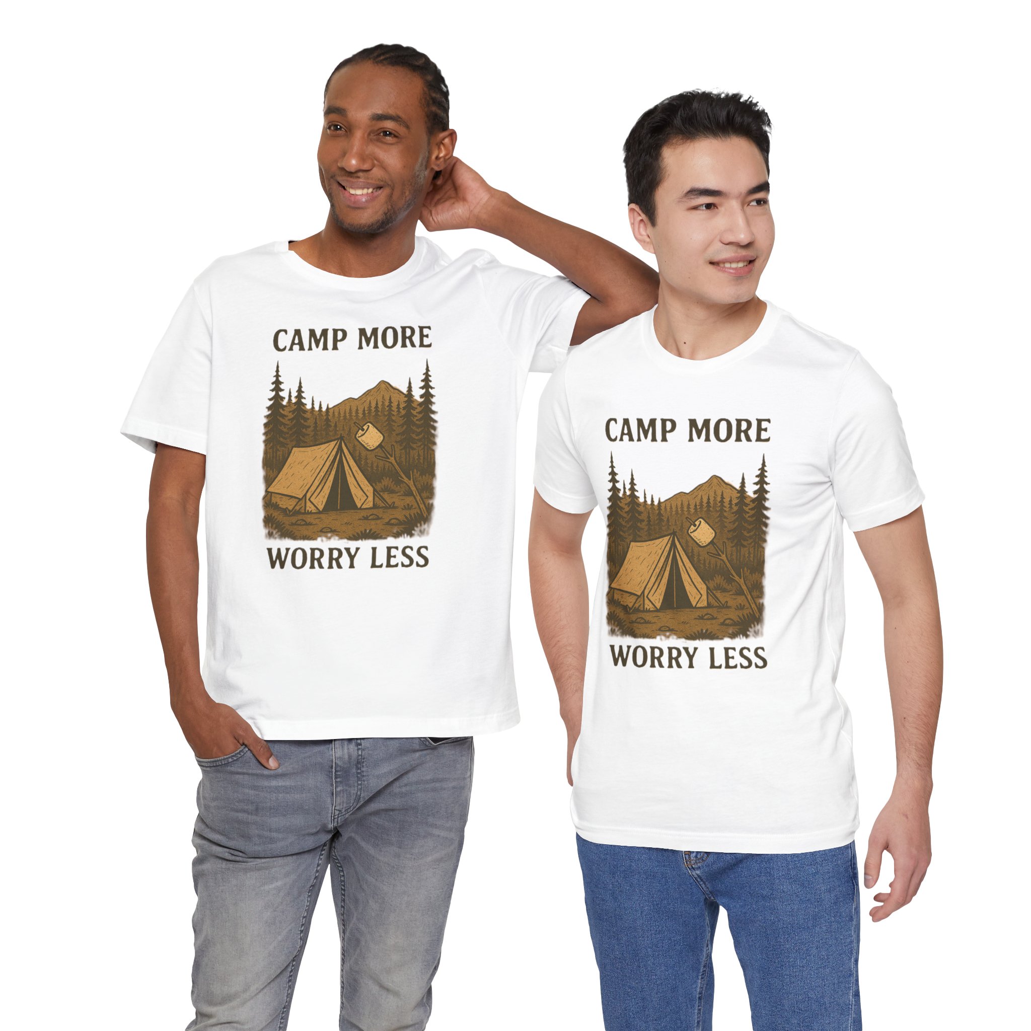 Adventure Inspired Tee - Camp More Worry Less - Destination Unknown - Image 16