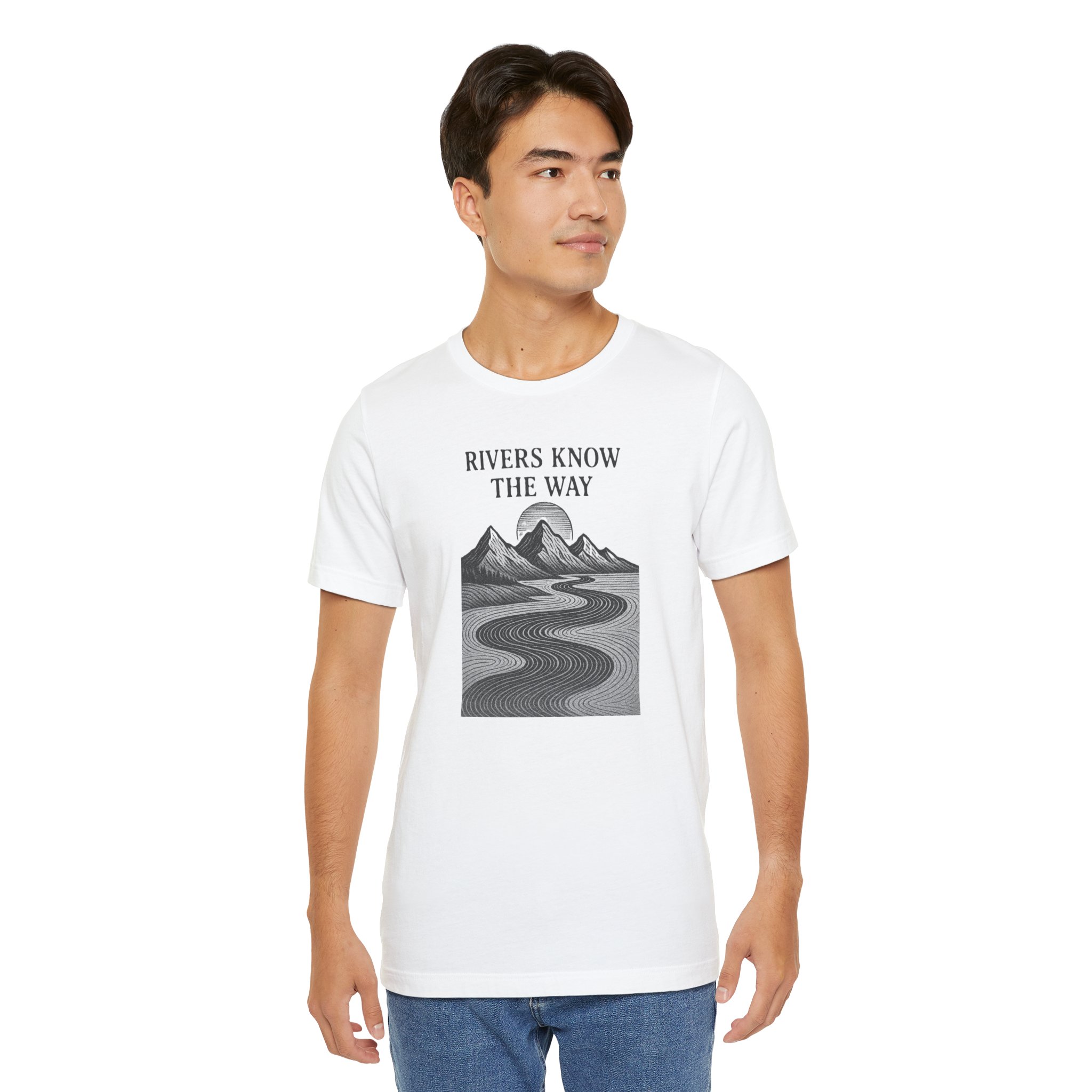 Adventure Inspired Tee - Rivers Know the Way - Destination Unknown - Image 14