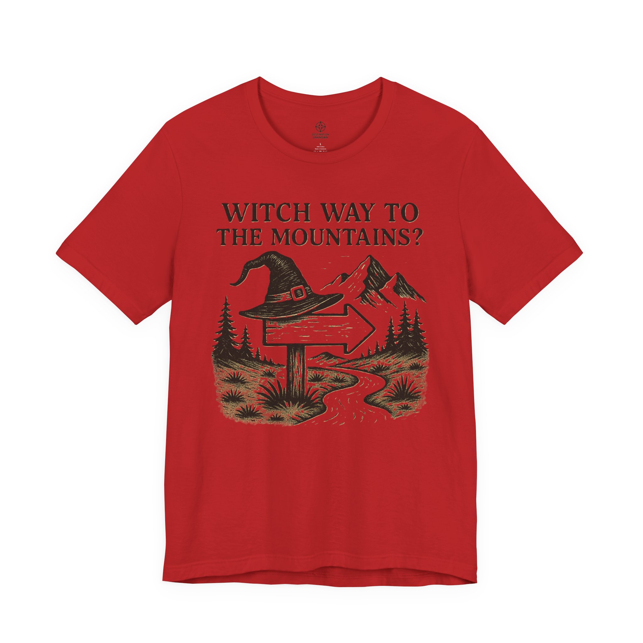 Halloween Graphic Tee Adventure - Witch Way to the Mountains - Destination Unknown - Image 84