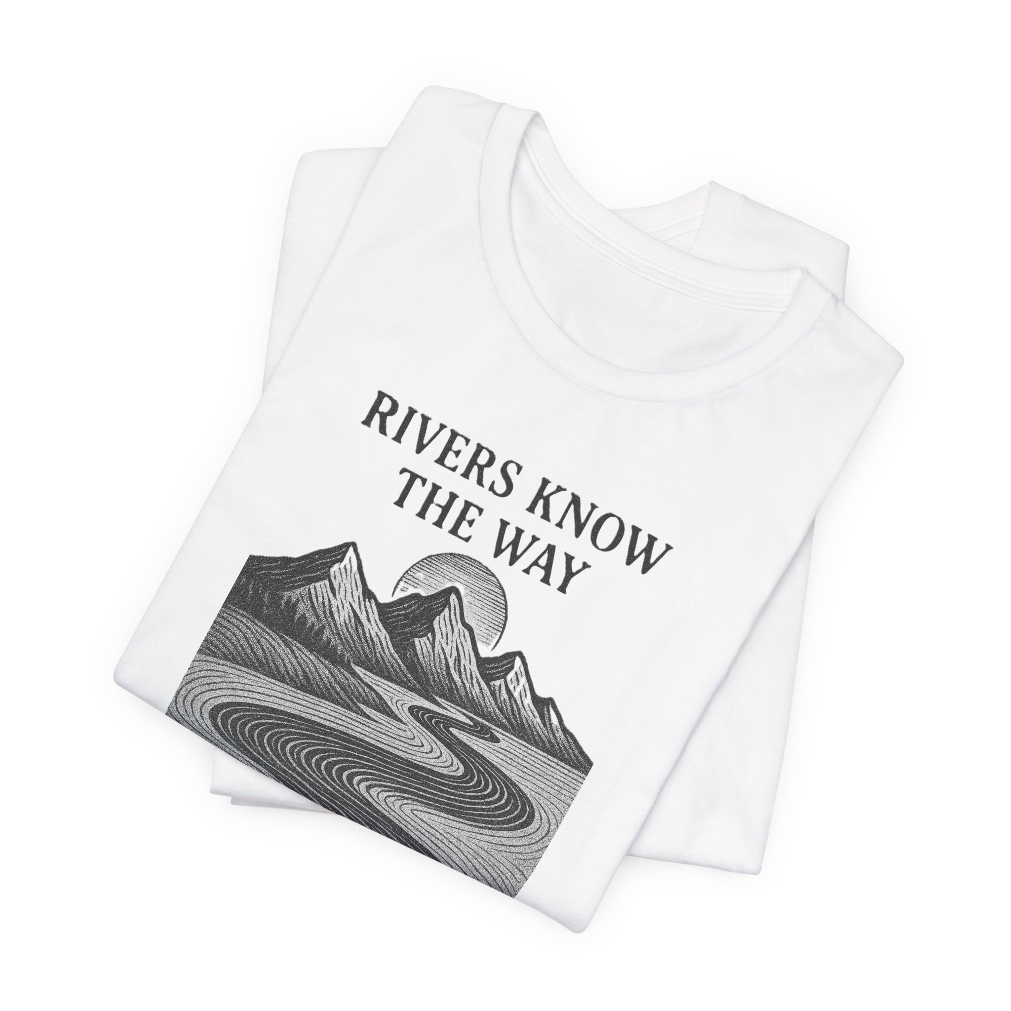 Adventure Inspired Tee - Rivers Know the Way - Destination Unknown - Image 13