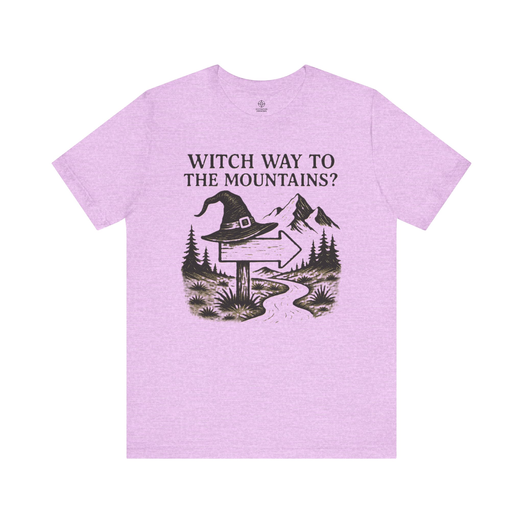 Halloween Graphic Tee Adventure - Witch Way to the Mountains - Destination Unknown - Image 64