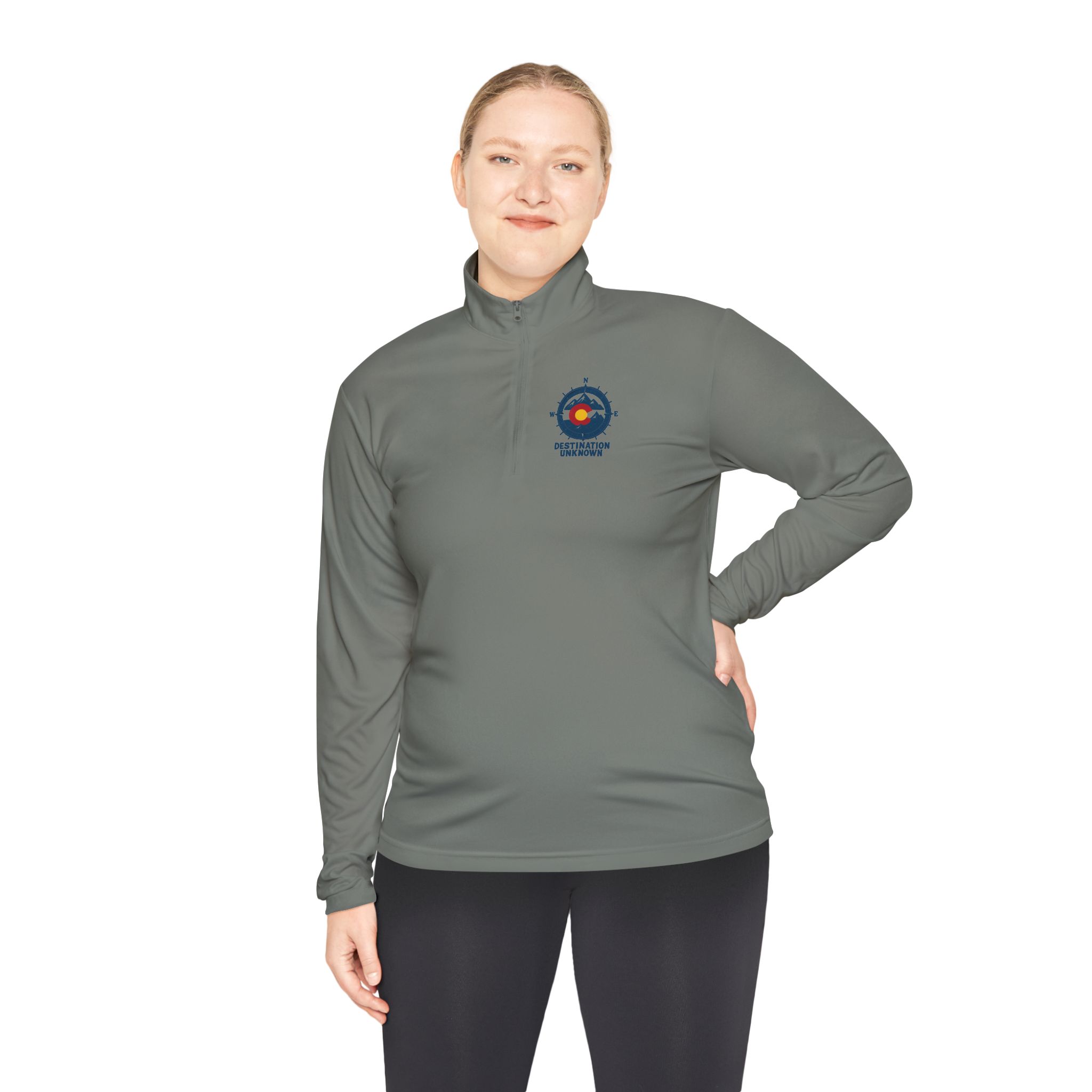 Destination Unknown Colorado Compass Quarter-Zip Pullover - Adventure Collection - Image 8