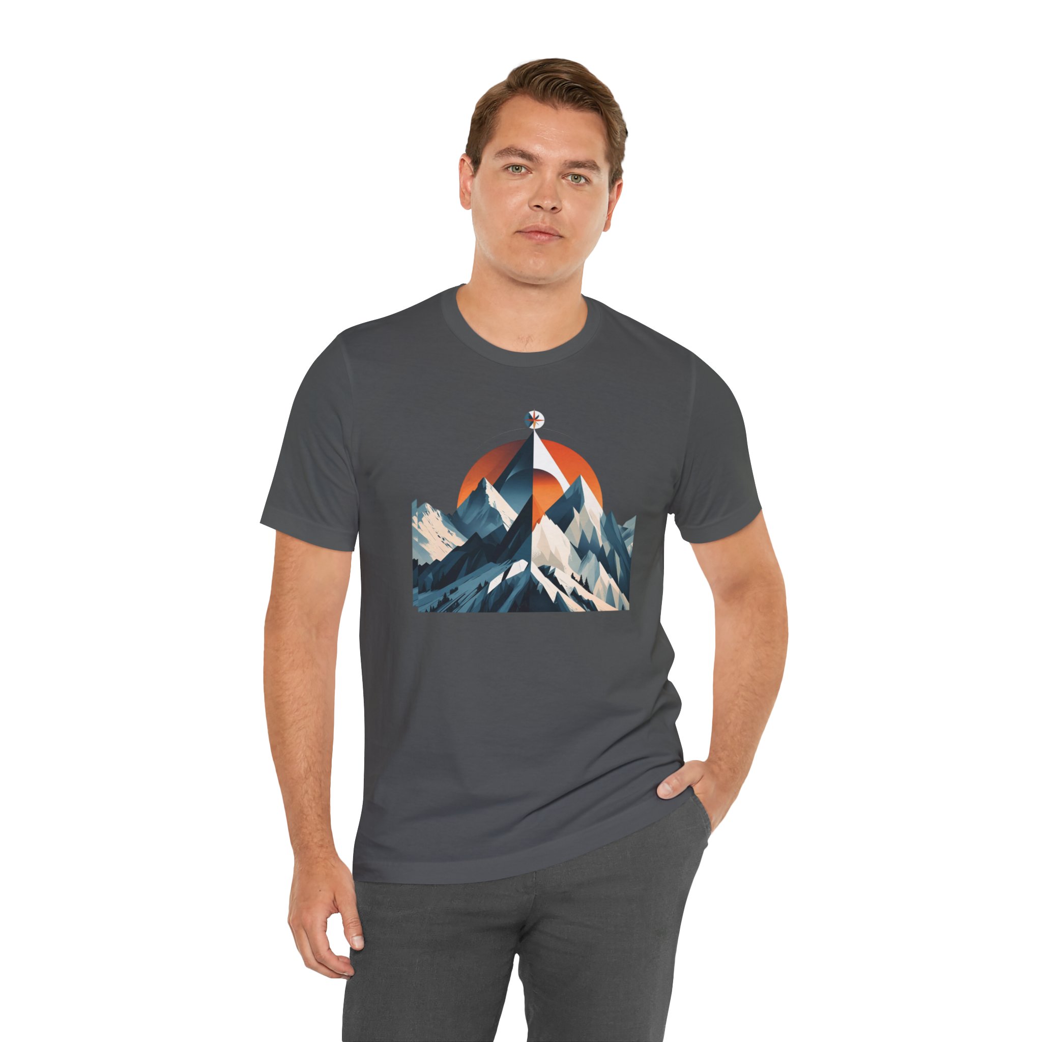 Mountain Compass Graphic Tee - Destination Unknown Tee - Image 55
