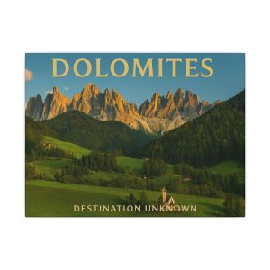 Stone Giants of the Dolomites - Alpine Canvas Art - Wanderlust Landscapes Series