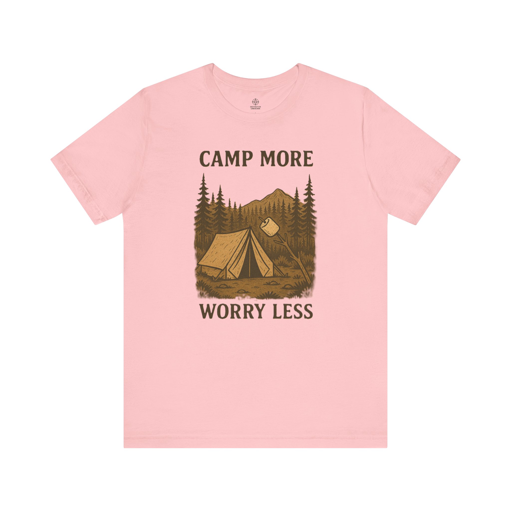 Adventure Inspired Tee - Camp More Worry Less - Destination Unknown - Image 97