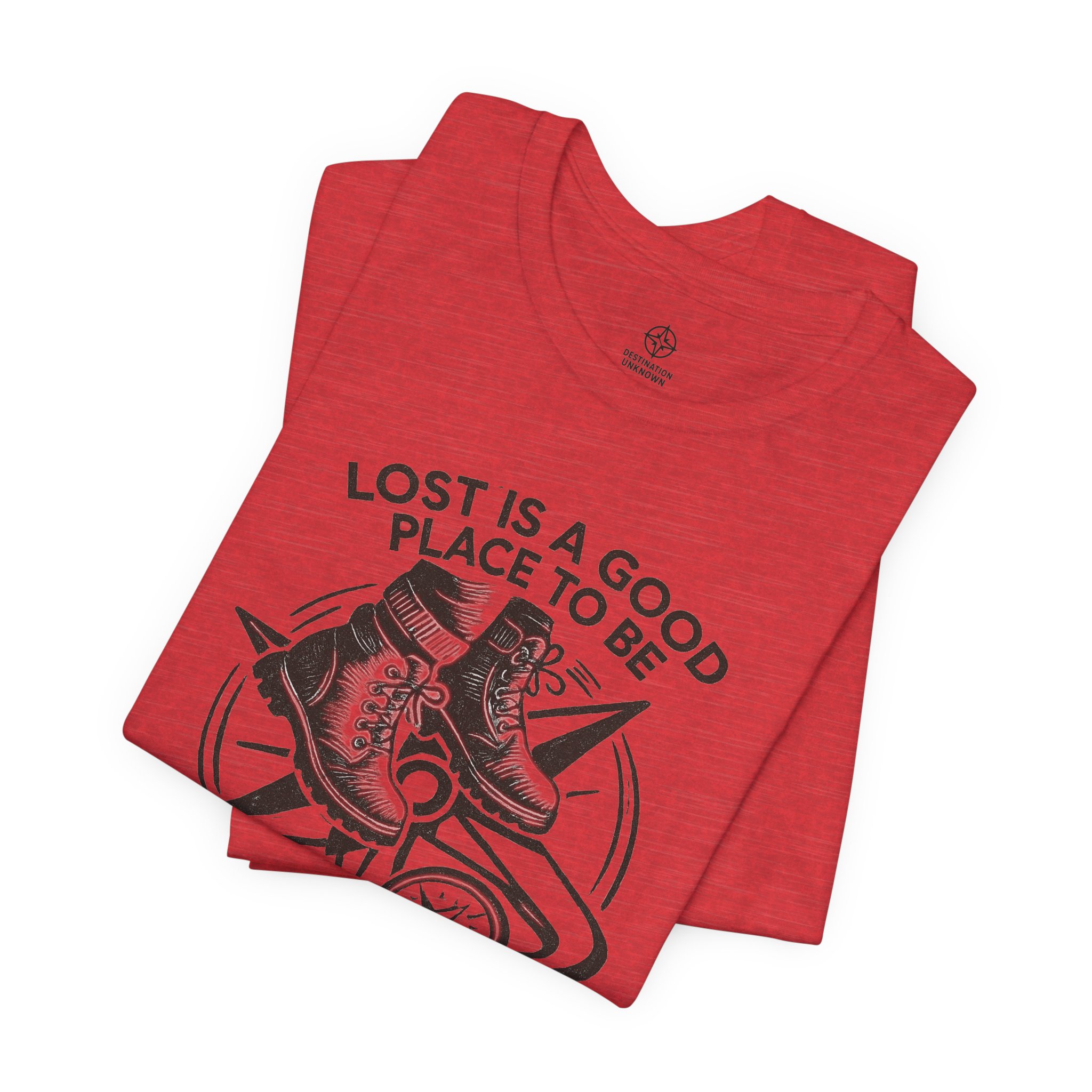 Adventure Inspired Tee - Lost Is a Good Place to Be - Destination Unknown - Image 102