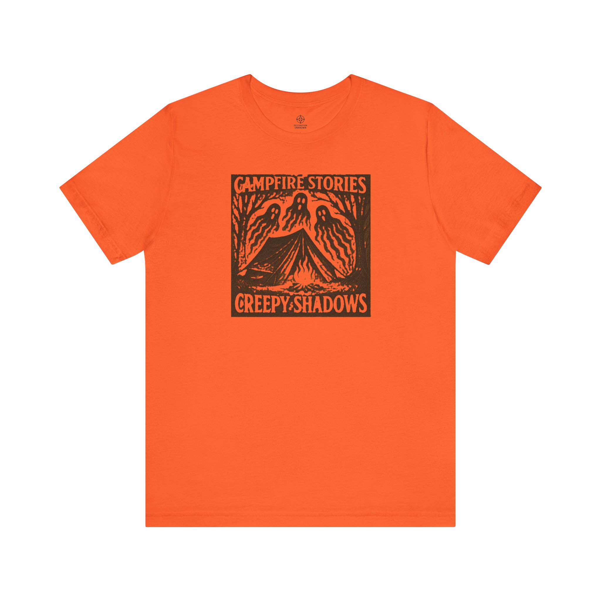 Halloween Graphic Tee Adventure - Campfire Stories Creepy Shadows - Destination Unknown - Image 19
