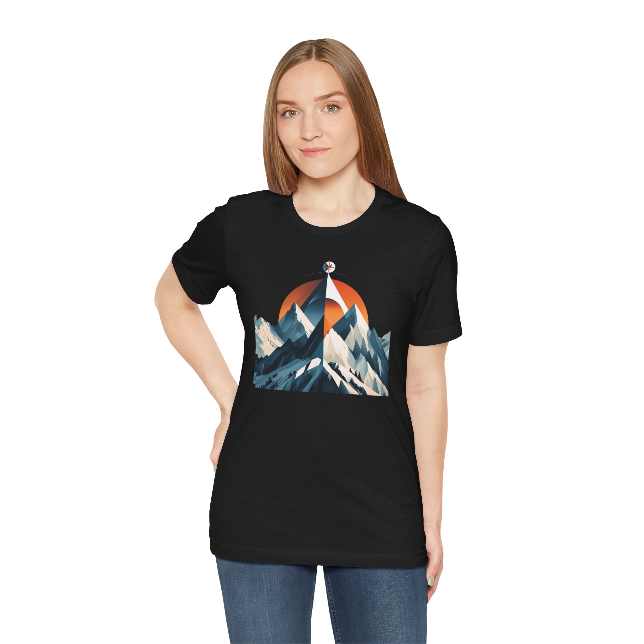 Mountain Compass Graphic Tee - Destination Unknown Tee - Image 30