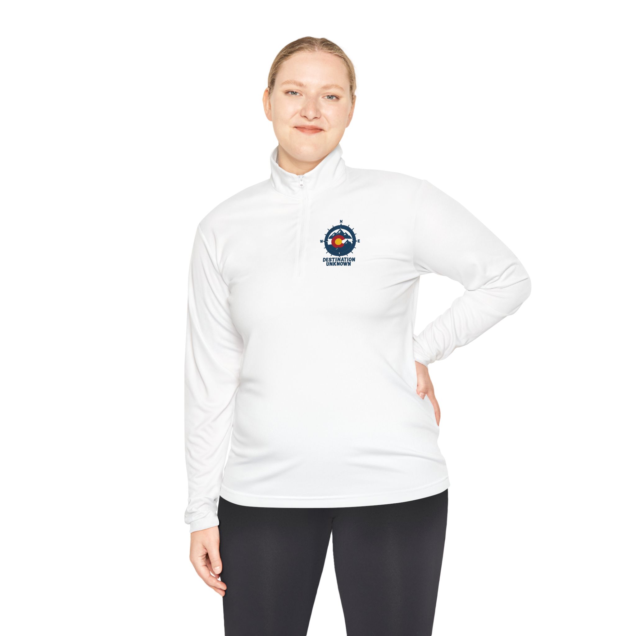 Destination Unknown Colorado Compass Quarter-Zip Pullover - Adventure Collection - Image 4
