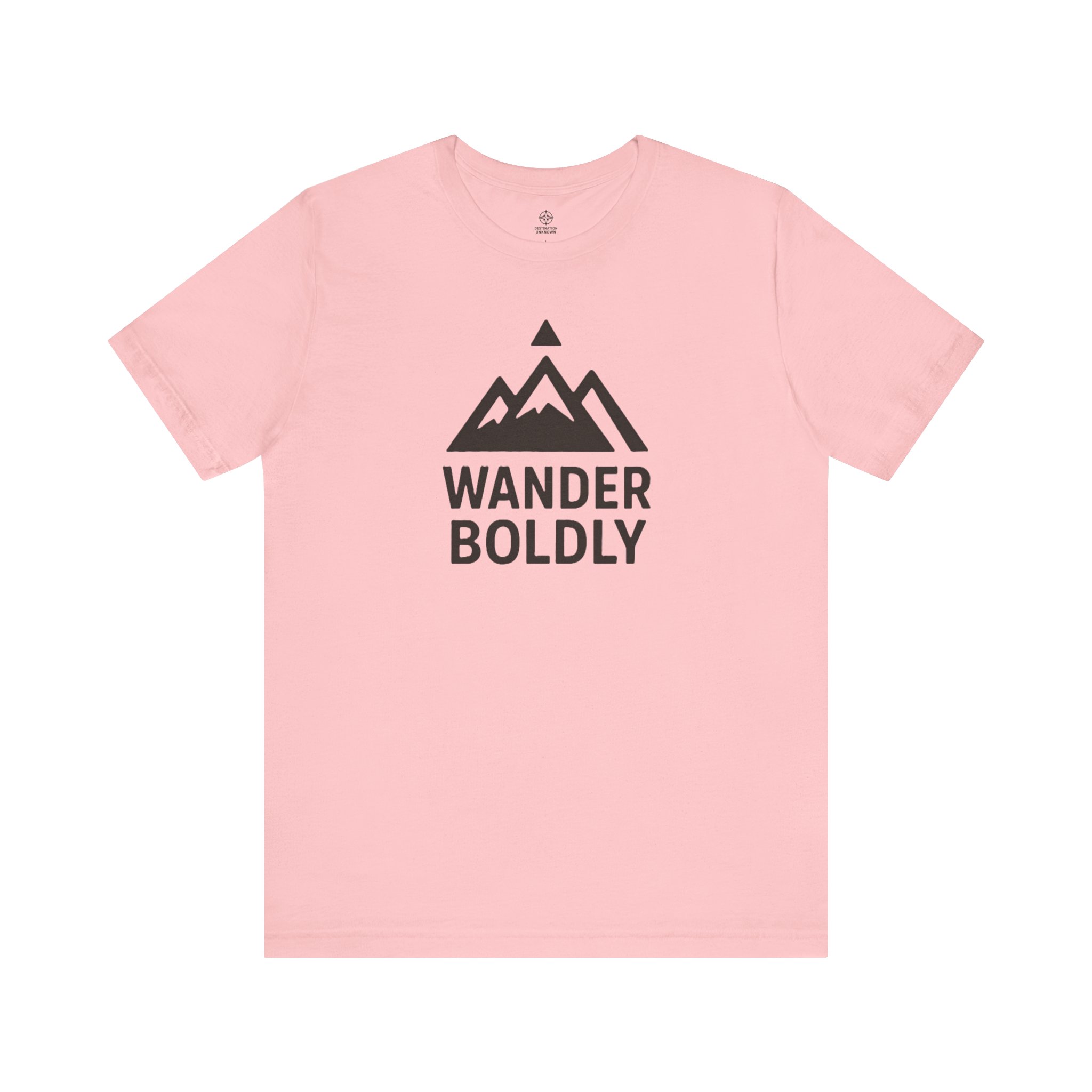 Adventure Inspired Tee - Wander Boldly - Destination Unknown - Image 2