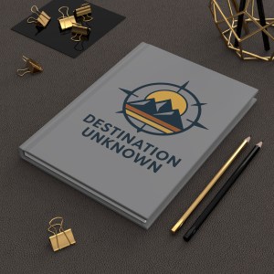 Destination Unkown Adventure Journal - Grey