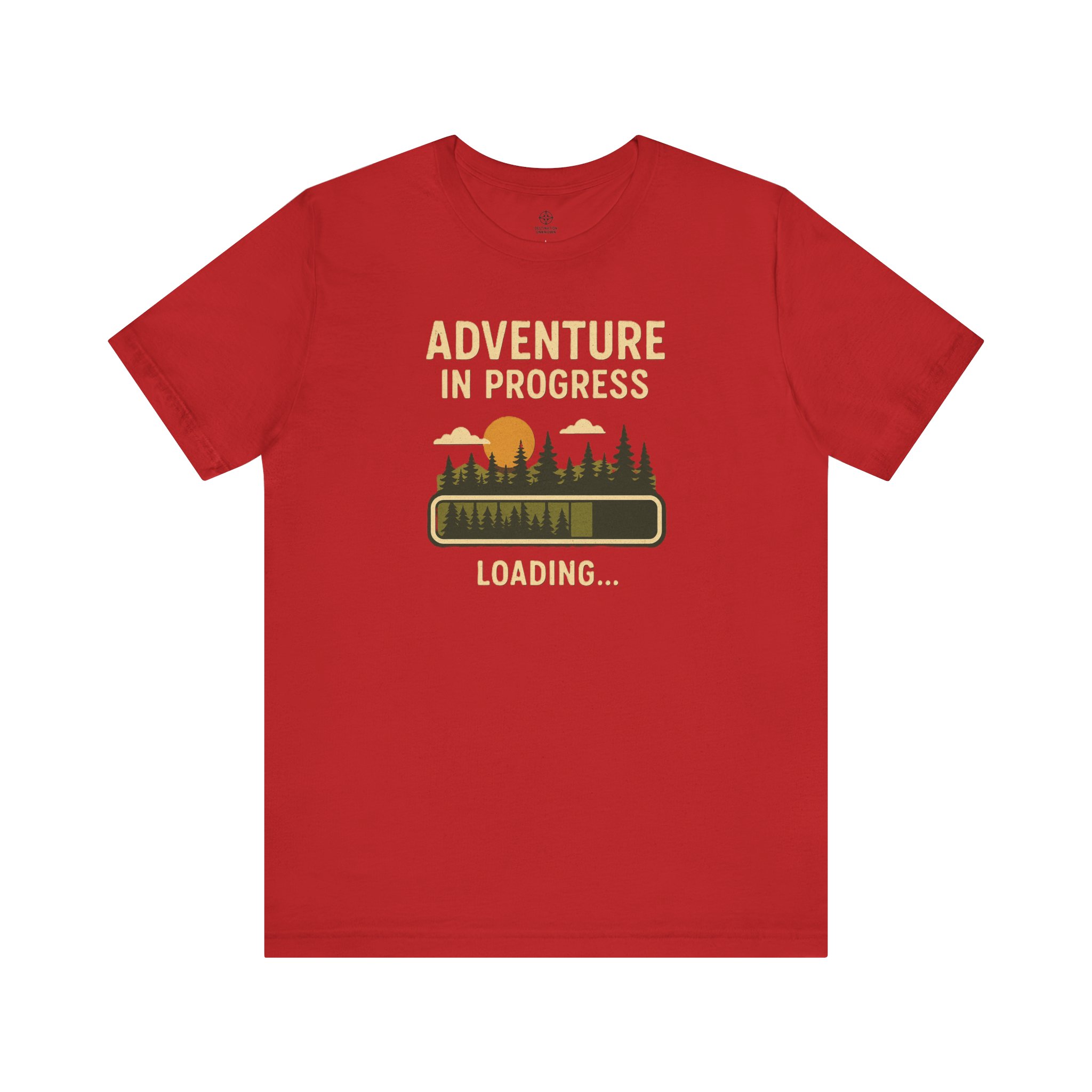 Adventure Inspired Tee - Adventure in Progress - Destination Unknown - Image 2
