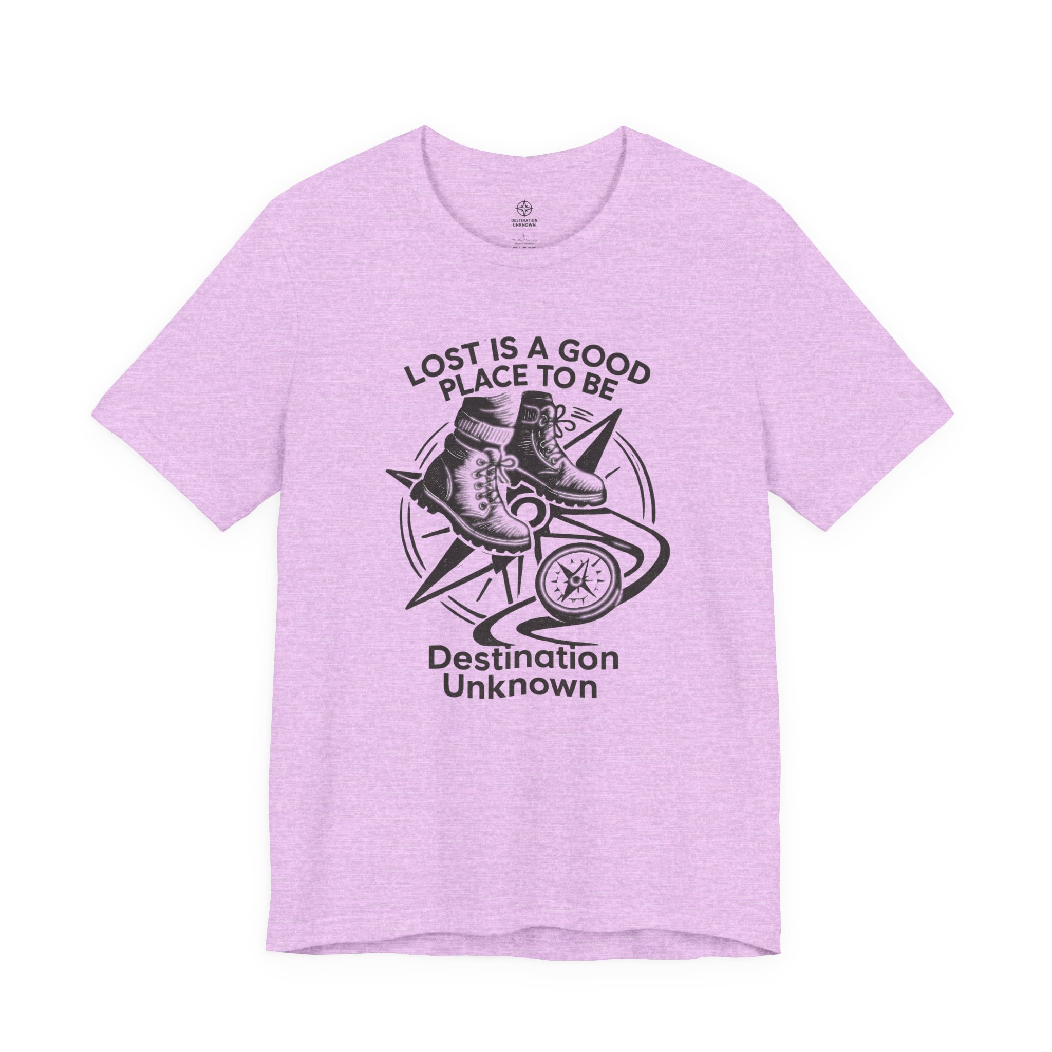 Adventure Inspired Tee - Lost Is a Good Place to Be - Destination Unknown - Image 46