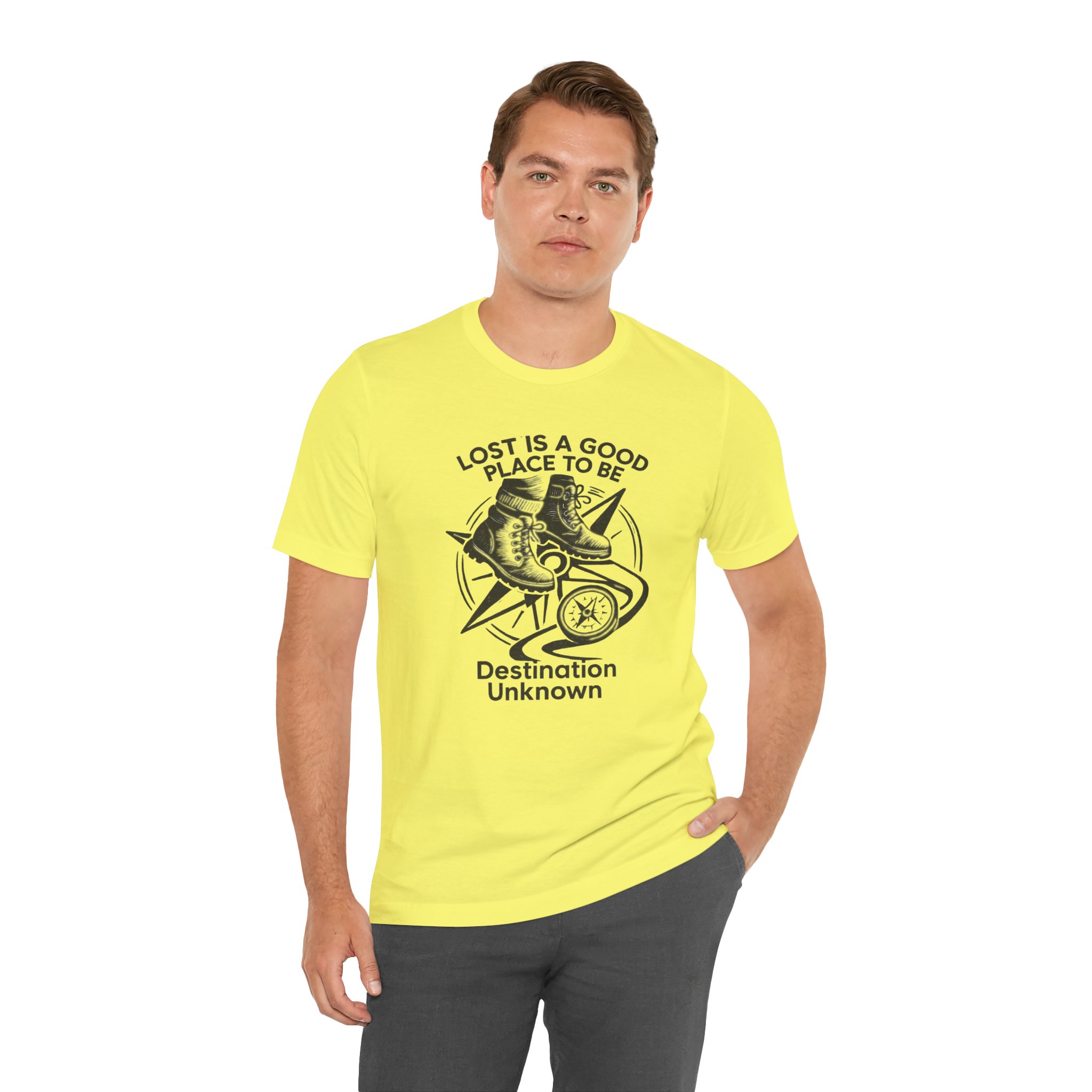 Adventure Inspired Tee - Lost Is a Good Place to Be - Destination Unknown - Image 20