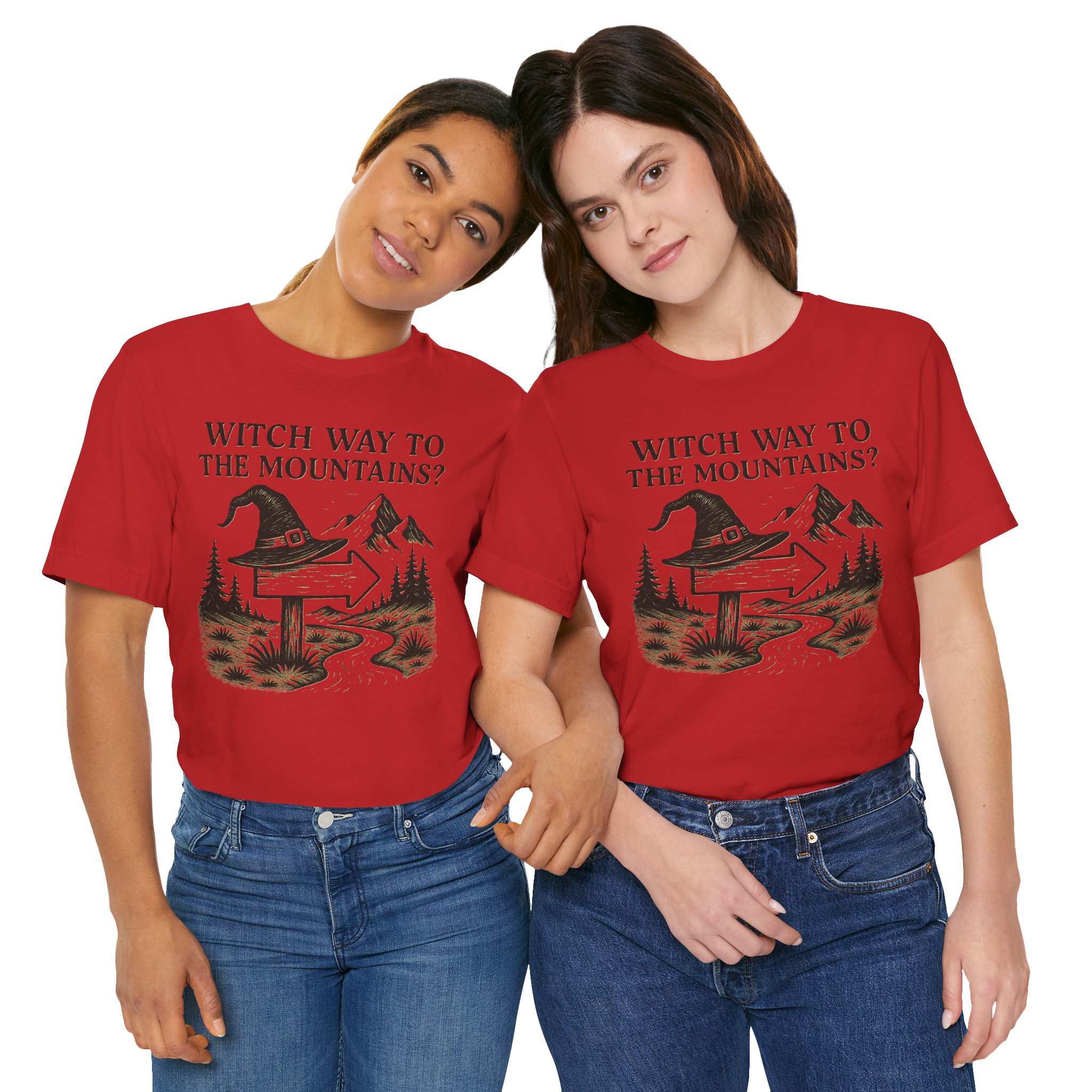 Halloween Graphic Tee Adventure - Witch Way to the Mountains - Destination Unknown - Image 90